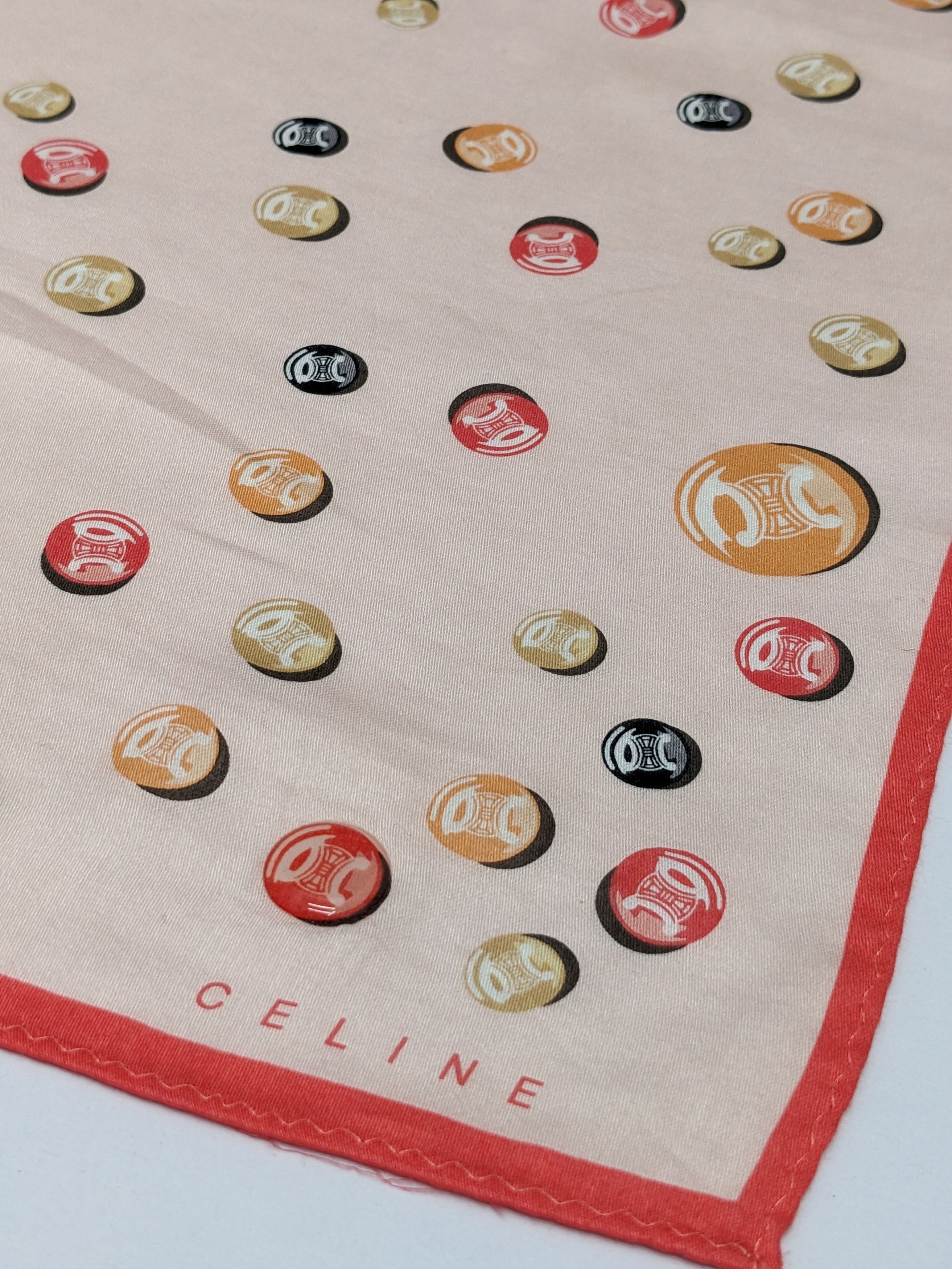 Celine CELINE Vintage Handkerchief Triomphe Macadam Size ONE SIZE - 2 Thumbnail