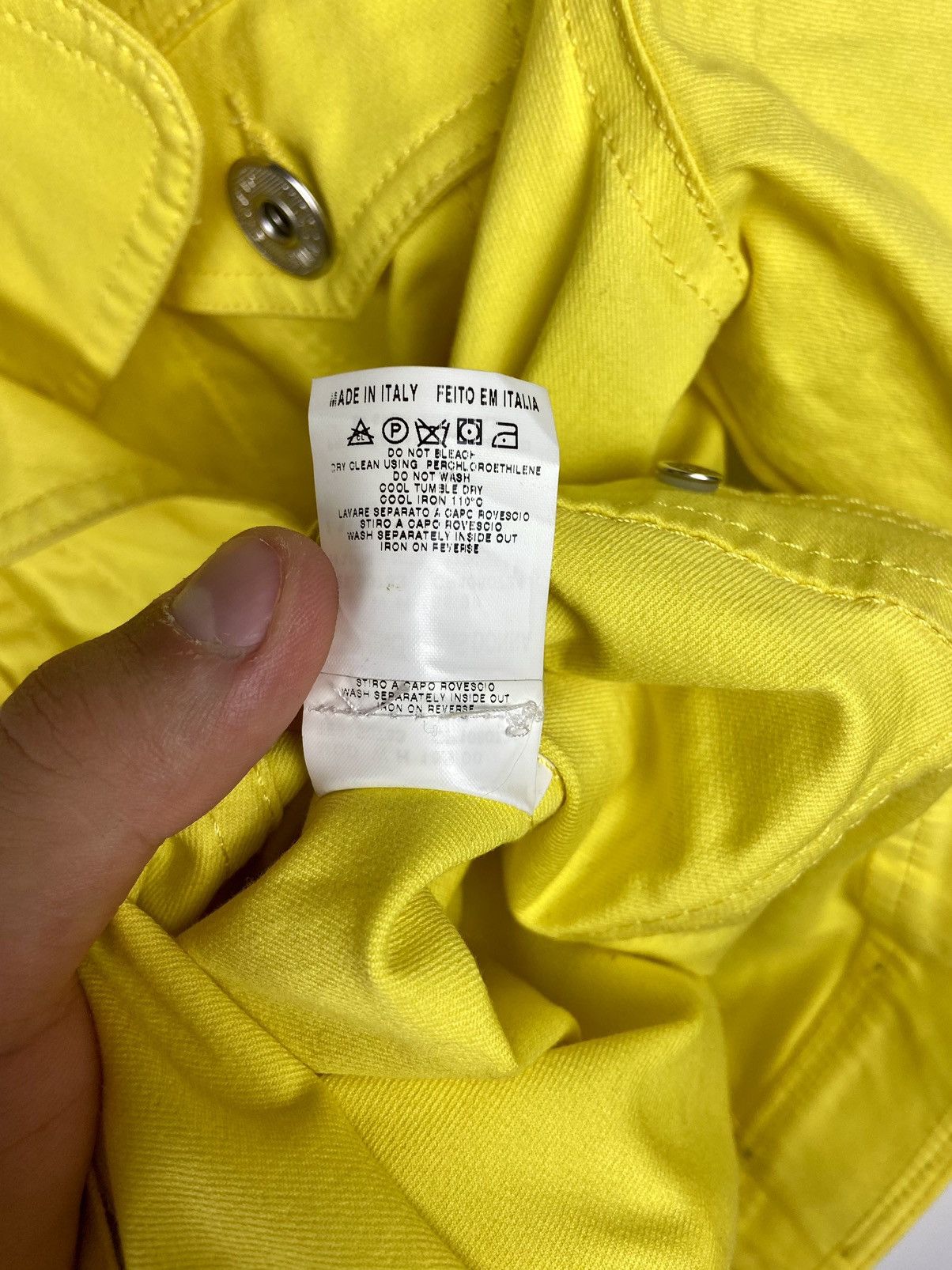 Designer × Moschino Vintage Moschino Jeans Donna Denim Womens Luxury Jacket Size L / US 10 / IT 46 - 13 Thumbnail