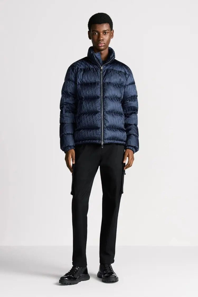 Dior Dior Puffer Jacket Navy Blue Size US L / EU 52-54 / 3 - 1 Thumbnail