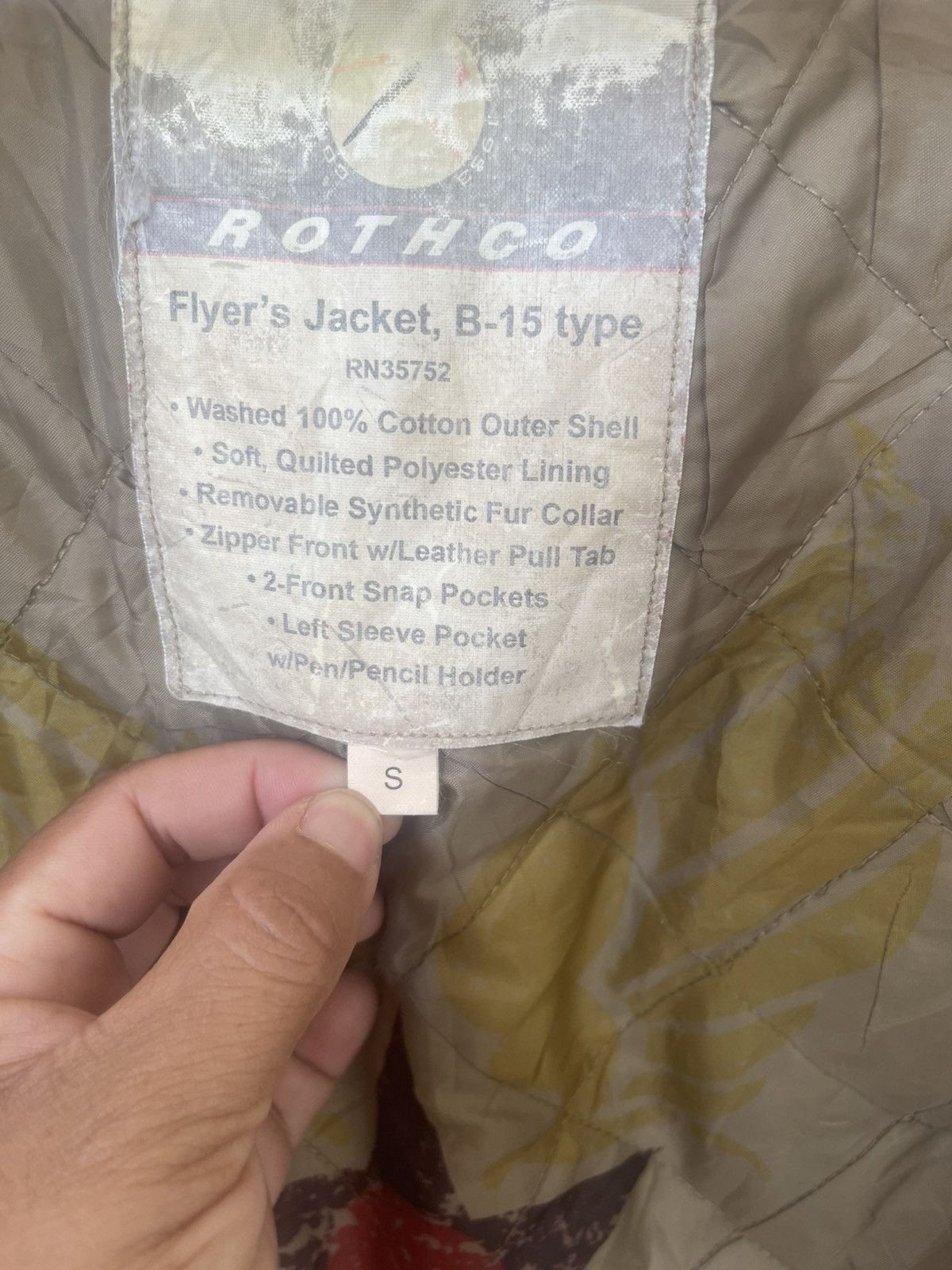 Flight Club × Rothco Rare ROTHCO DLIGHT JACKET Size US S / EU 44-46 / 1 - 11 Thumbnail