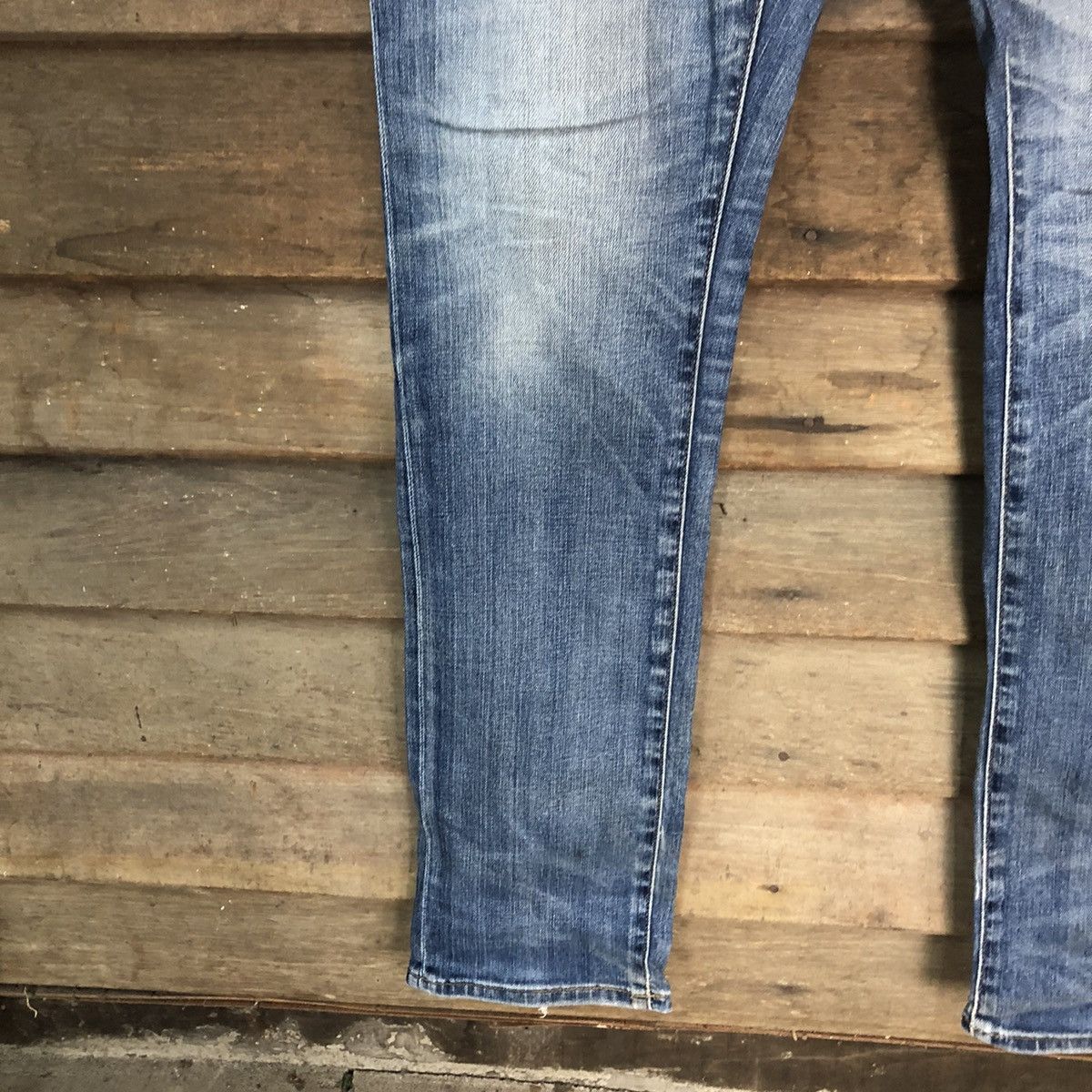 Faded Glory Uniqlo faded japan Jeans Blue Denim Pants #7310 Size US 32 / EU 48 - 6 Thumbnail