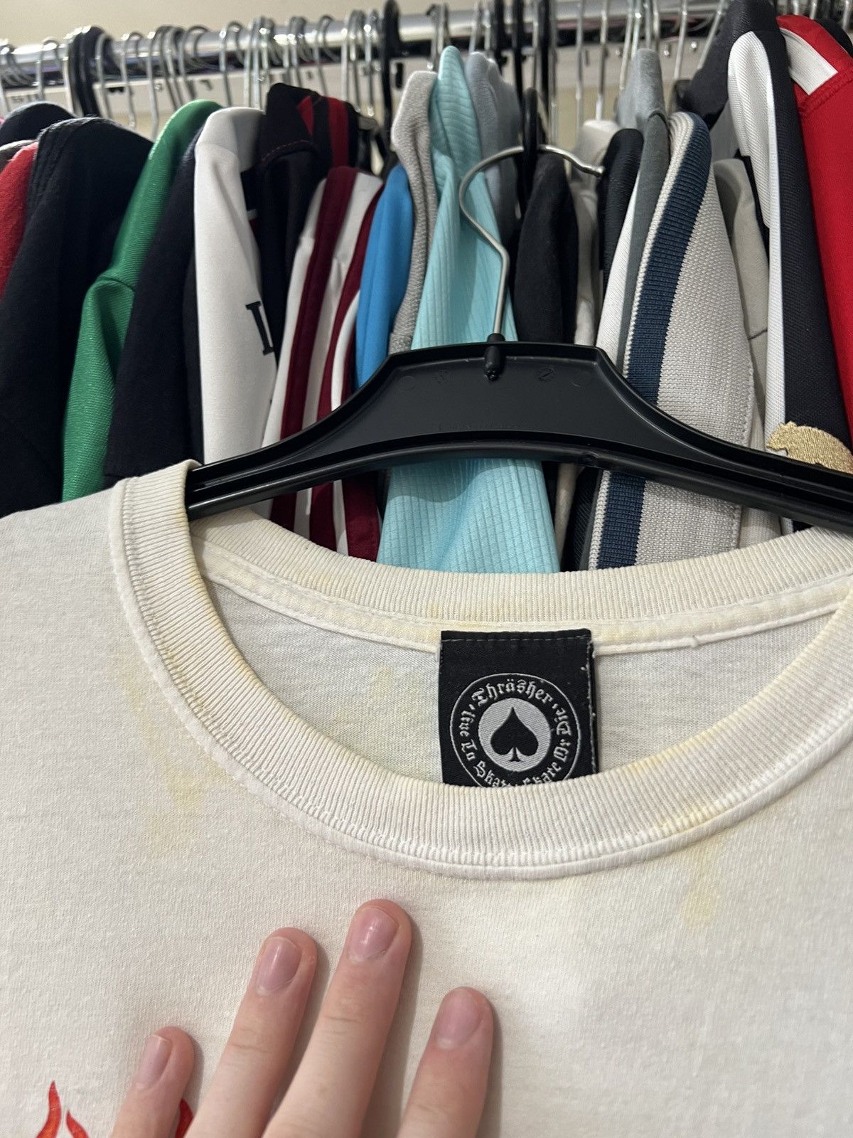 Thrasher VINTAGE THRASHER MAGAZINE GRAPHIC LOGO T SHIRT HYPE SK8 Size US L / EU 52-54 / 3 - 5 Thumbnail