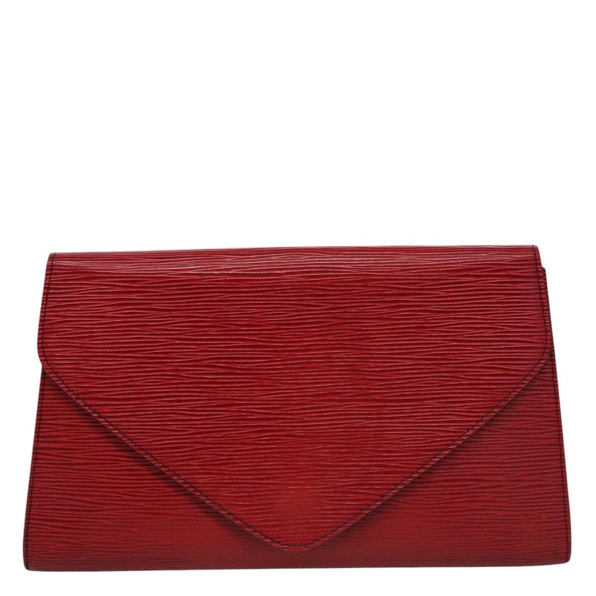 Louis Vuitton Art Déco Red Leather Clutch Bag (Pre-Owned) Size ONE SIZE - 1 Thumbnail
