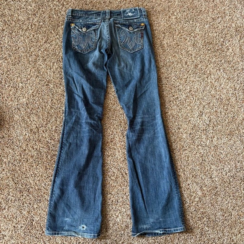 Mek Denim Mek Denim New Oaxaca Bootcut Jeans Size 28/34 Distressed Size 28" / US 6 / IT 42 - 2 Thumbnail