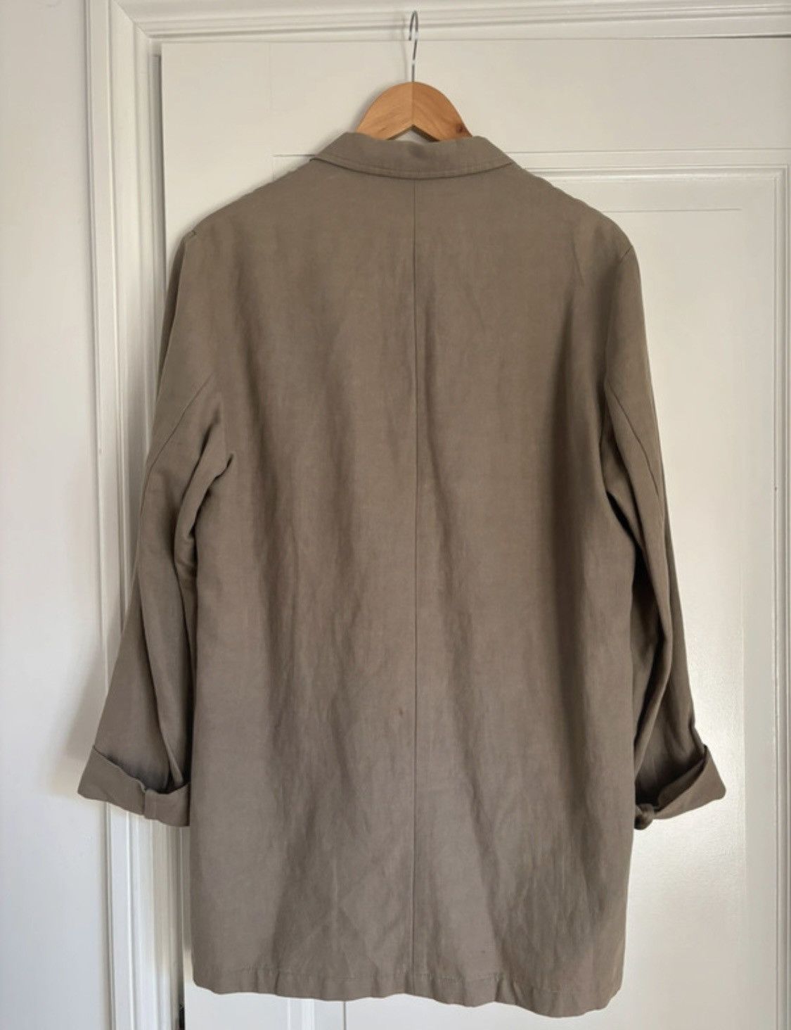 Dries Van Noten Belgian made, deconstructed linen Blazer '90 Size US M / EU 48-50 / 2 - 2 Thumbnail
