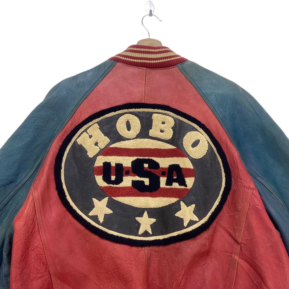 Hobo Vtg North Beach Leather Michael Hoban 8 Ball Leather Jacket Size US M / EU 48-50 / 2 - 6 Thumbnail