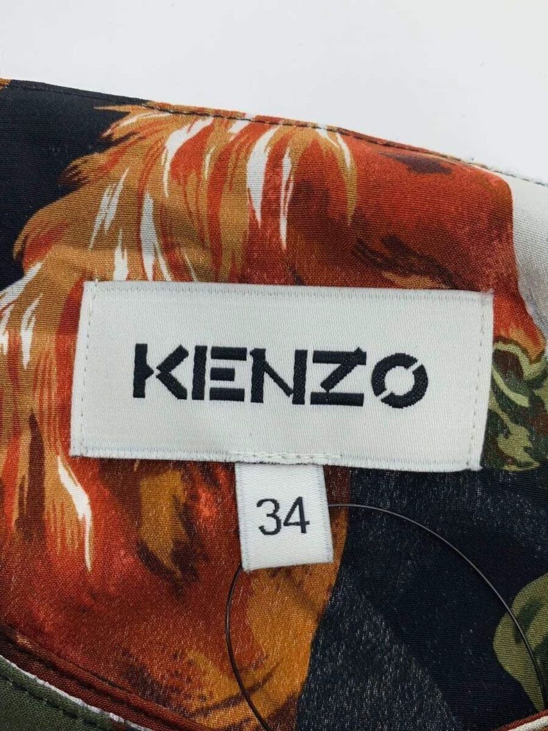 Kenzo KENZO Retro silk slanted collar long sleeves Size XXS / US 00 / IT 34 - 8 Thumbnail