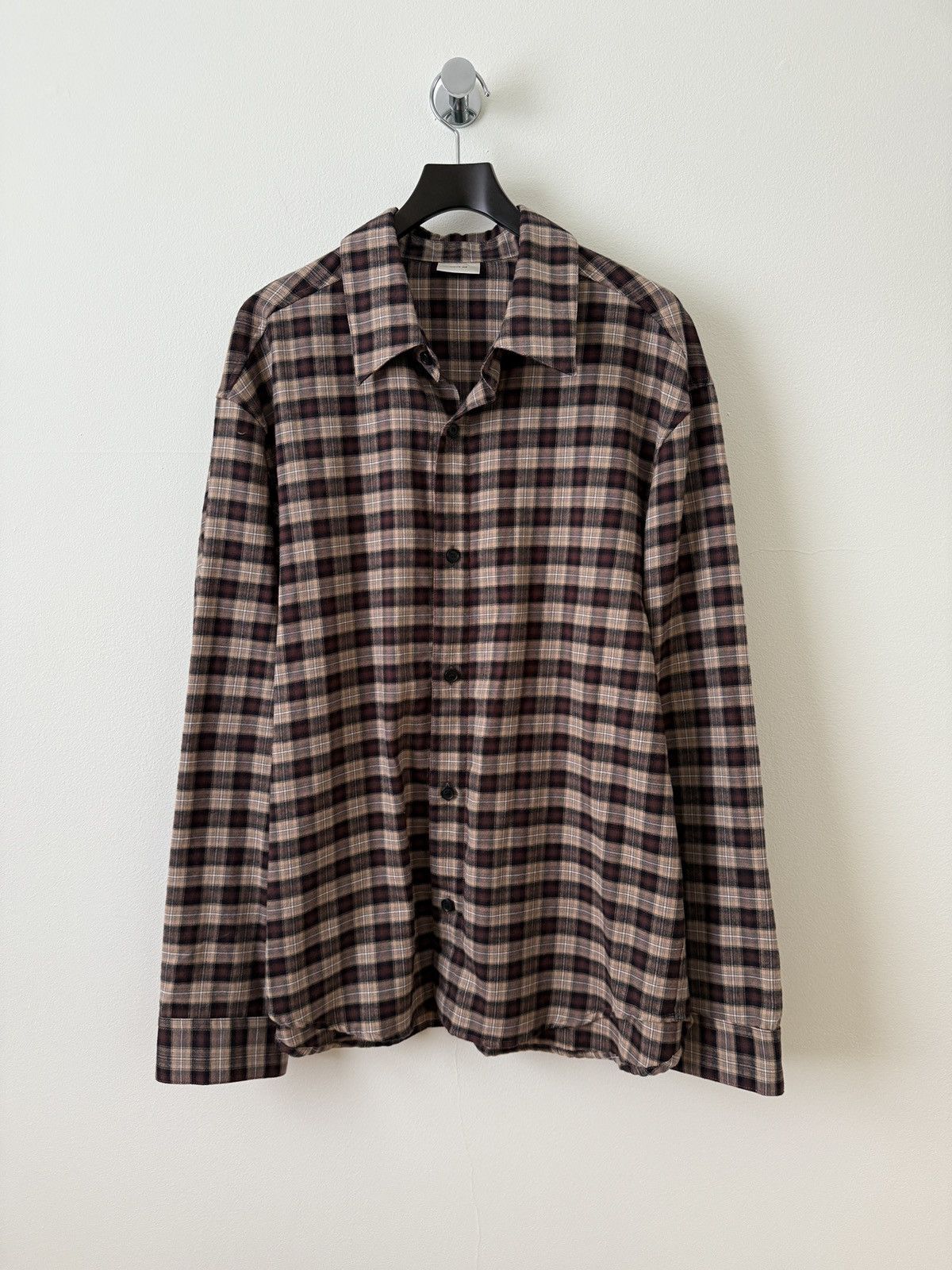 トップス vujade ROSS CHECK FLANNEL IN CASHMERE L ROSS CHECK FLANNEL IN CASHMERE & COTTON – VUJA DÉ