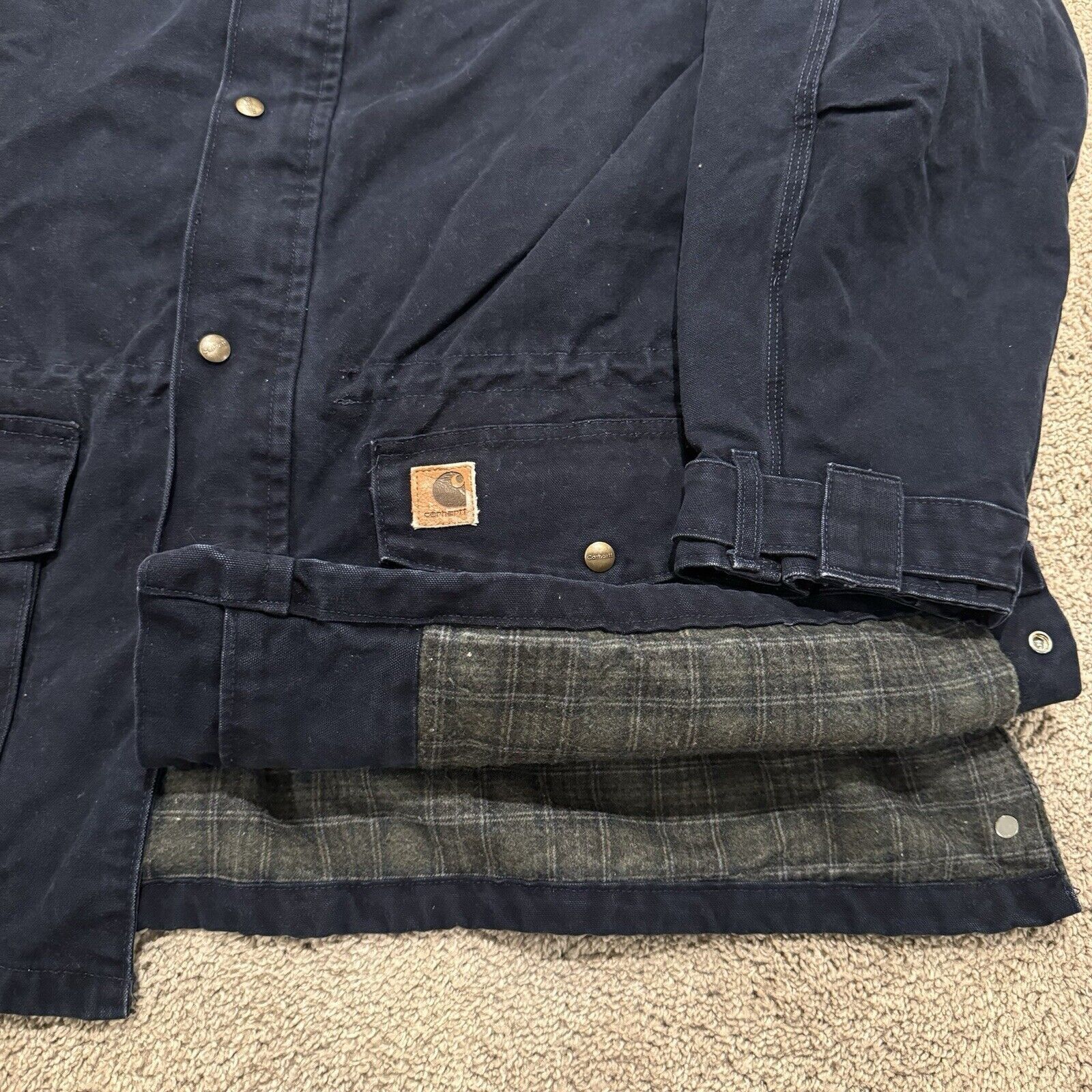 Carhartt Vintage Carhartt Blanket Lined Ranch Chore Jacket XXL Coat Size US XXL / EU 58 / 5 - 2 Thumbnail