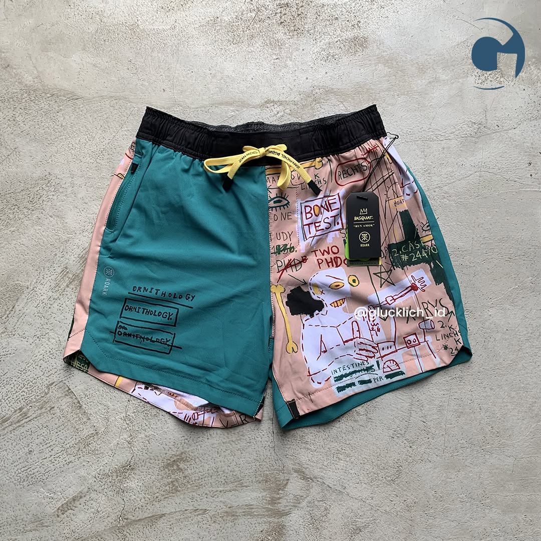 Roark Roark, Run Amok x Jean Michel Basquiat Serrano 5” Short Size US 28 / EU 44 - 3 Thumbnail