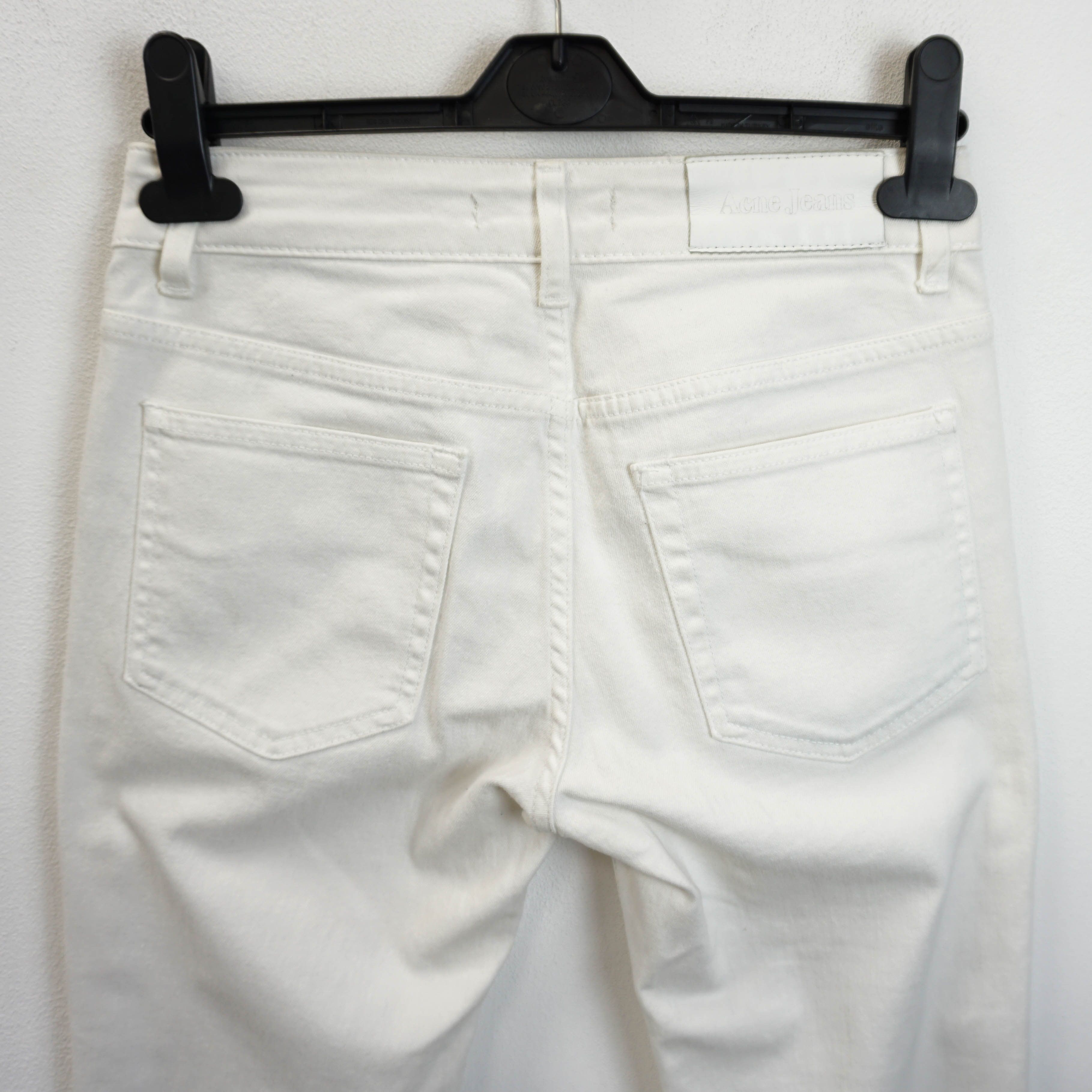 Acne Studios × Vintage Acne Studios Hex White Women's Jeans Size 26" / US 2 / IT 38 - 4 Thumbnail