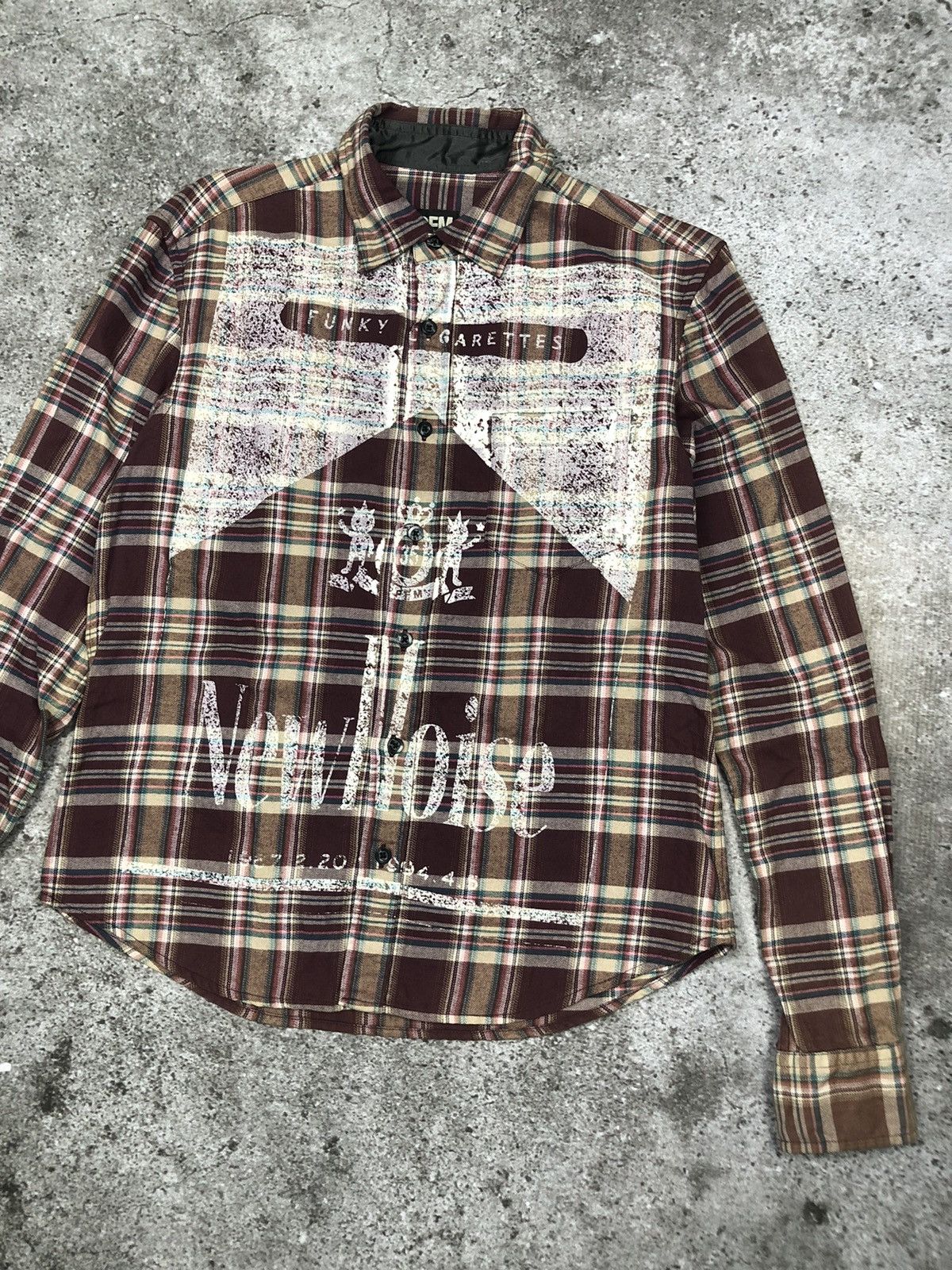 20471120 × Beauty Beast × PPFM PPFM Funky Garettes New Noise Flannel Size US M / EU 48-50 / 2 - 2 Thumbnail