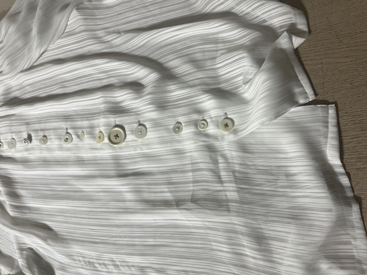 Undercover M aw04 But Beautiful sheer assymetric blouse shirt Size US M / EU 48-50 / 2 - 3 Thumbnail