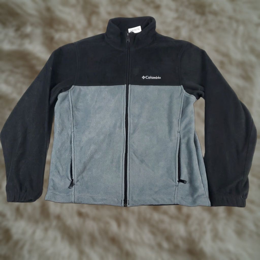 Vintage Columbia Fleece Jacket Mens Medium Gray Full Zip Casual Outdoor Winter Size US M / EU 48-50 / 2 - 1 Thumbnail