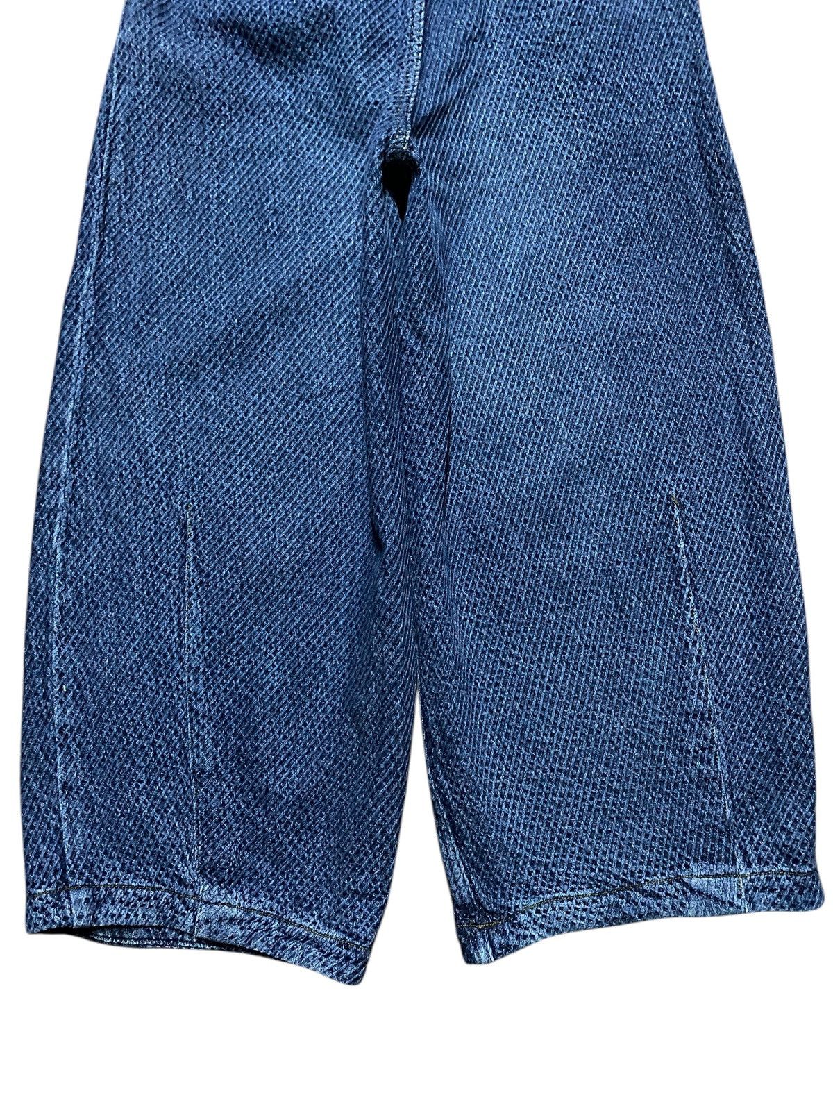 Japanese Brand Blue vintage 90s wide leg denim shorts Size 26" / US 2 / IT 38 - 5 Thumbnail