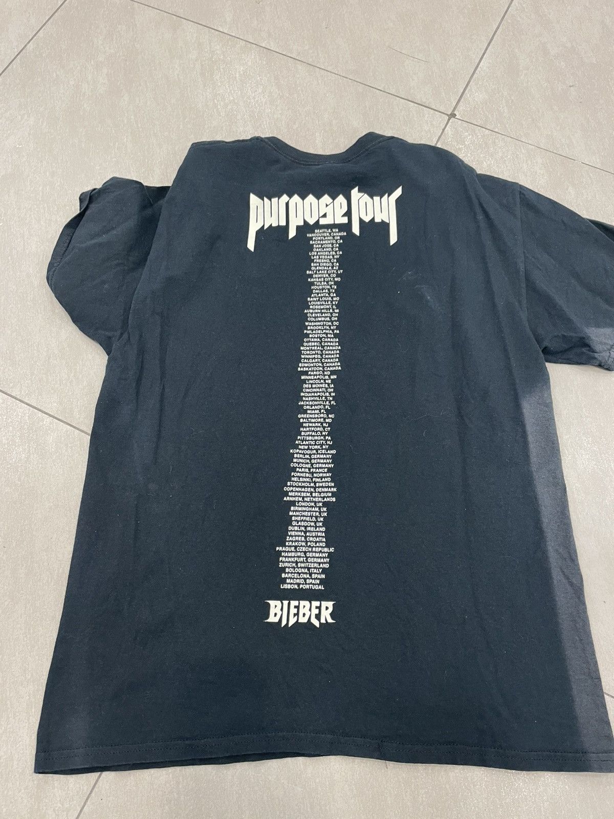 Justin Bieber Justin Bieber Purpose Tour T shirt Size US L / EU 52-54 / 3 - 2 Thumbnail