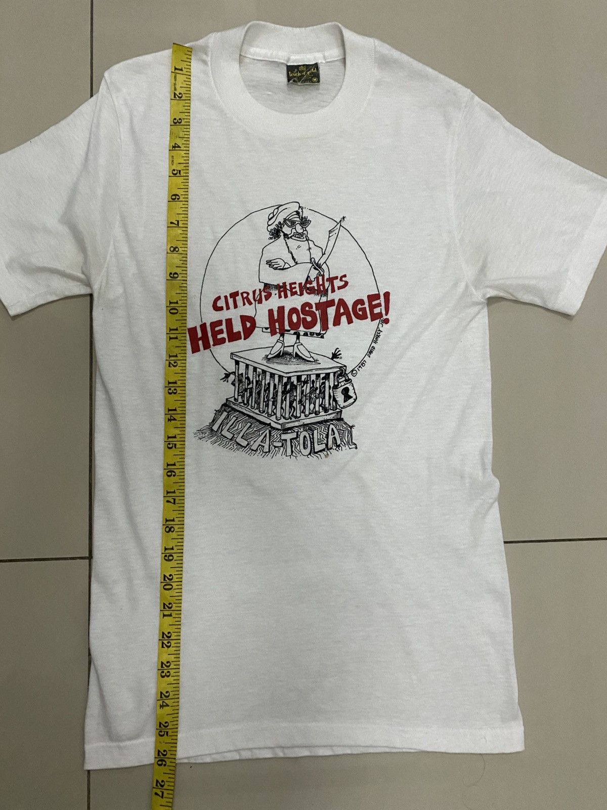 Vintage Vintage 80s Citrus Heights Held Hostage David Hinky Jr. Size US M / EU 48-50 / 2 - 11 Thumbnail