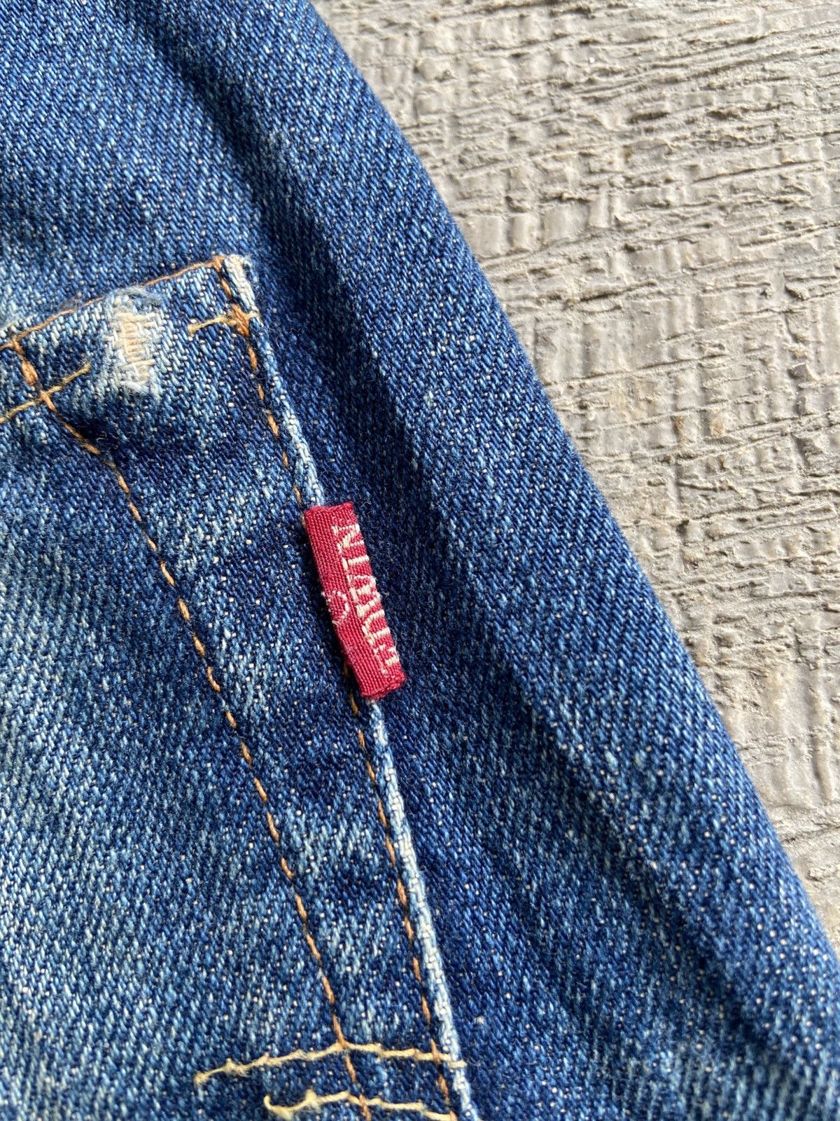 Edwin 1990s Edwin 505S - Vintage Ripped Selvedge Denim Pants Size US 31 - 15 Thumbnail