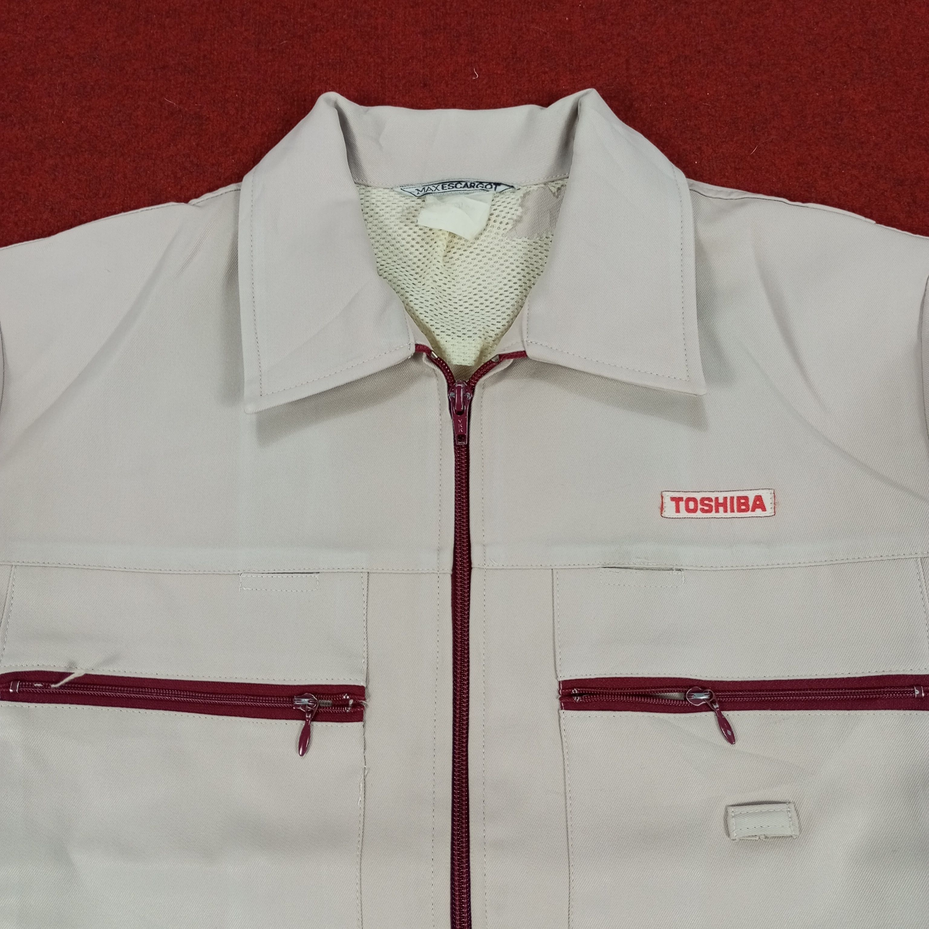 Japanese Brand × Vintage Toshiba Japanese Brand Workwear Jacket Size US S / EU 44-46 / 1 - 2 Thumbnail