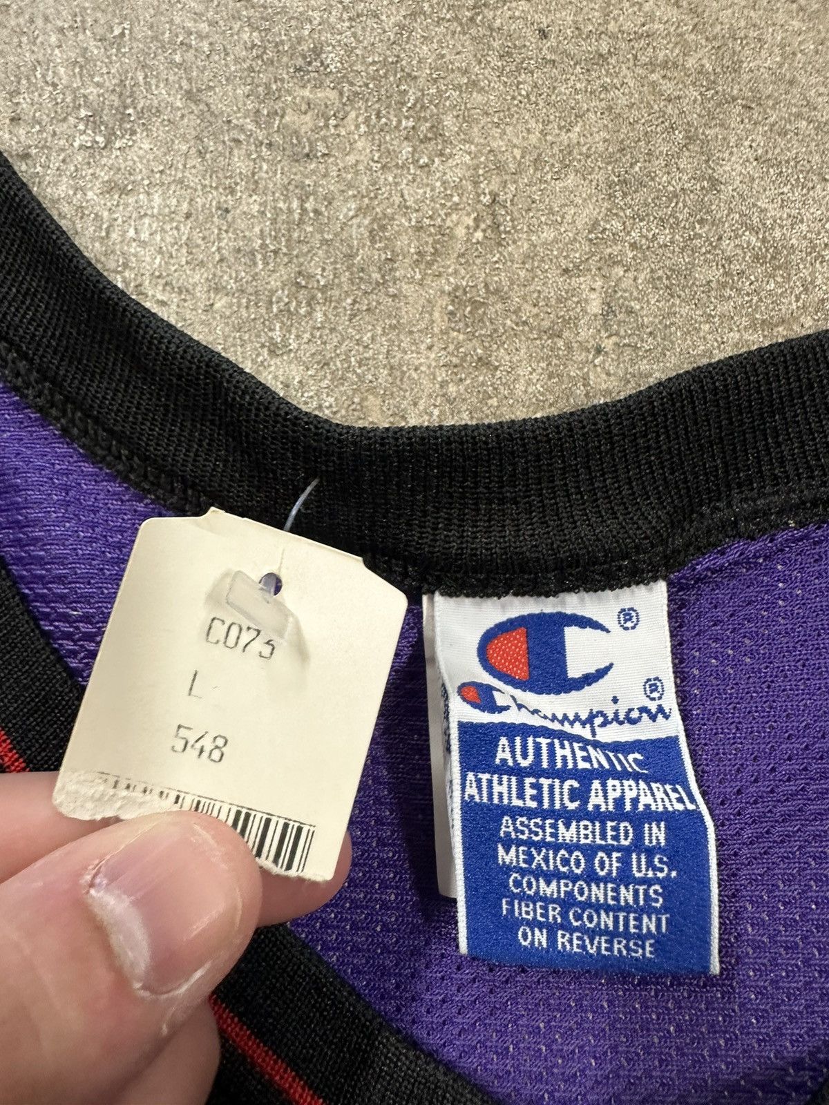 Champion Vintage 90s Champion Camby Toronto Raptors NBA Jersey NWT Size US L / EU 52-54 / 3 - 12 Thumbnail