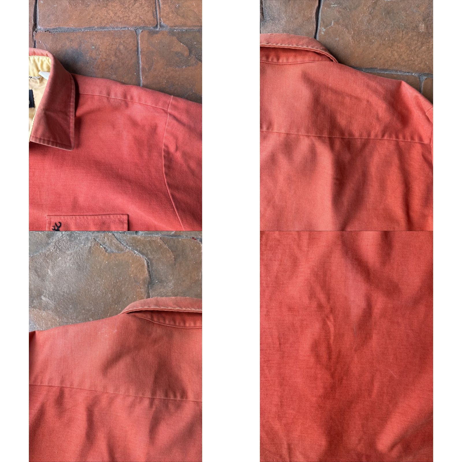 Vintage VINTAGE Browning Super Naturals Shooting Button Shirt XL Orange Canvas Cotton Button-Up Long Sleeve Collared casual Mens 17-XL-17.5 Made in USA Size US XL / EU 56 / 4 - 9 Thumbnail