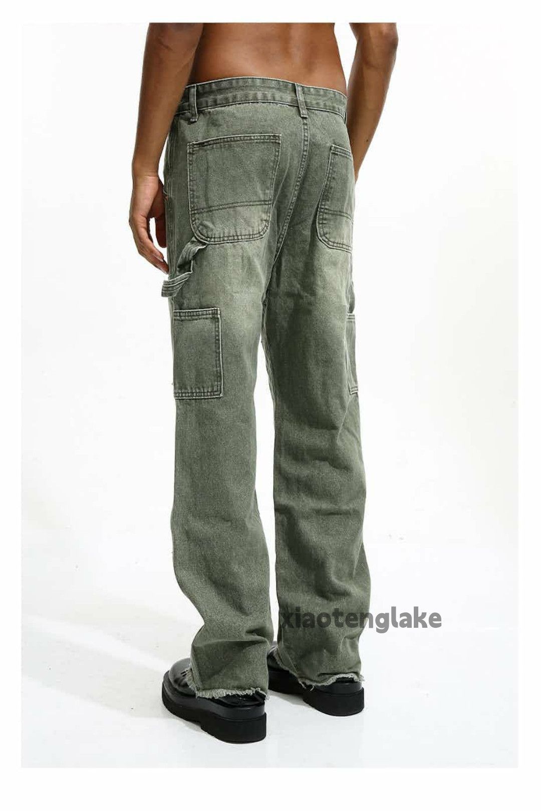 Jean × Vintage washed faded cleanfit yuppie carpenter workwear jeans Size US 30 / EU 46 - 4 Thumbnail