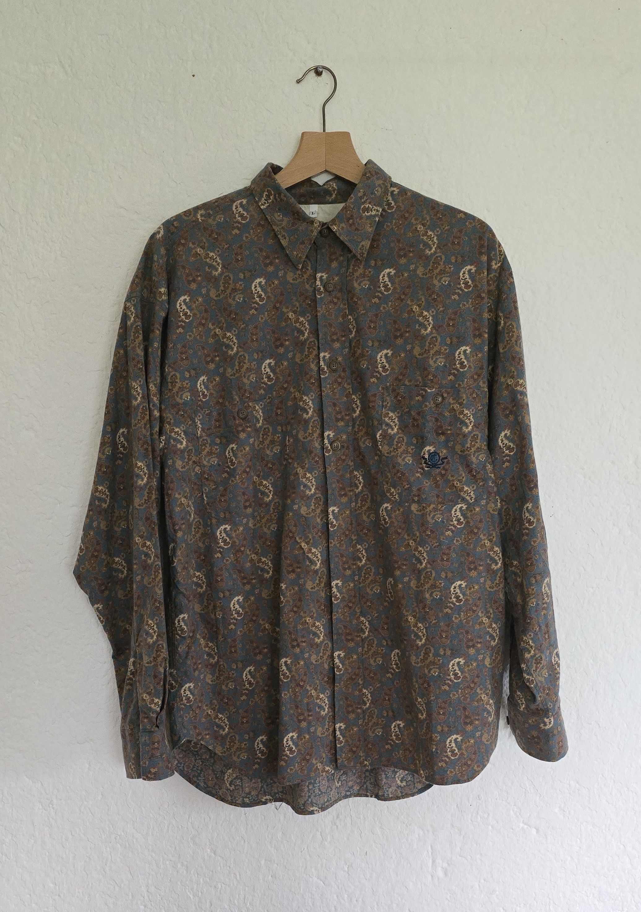 Vintage RARE VINTAGE LONGSLEEVE BUTTON UP SIZE L Size US L / EU 52-54 / 3 - 1 Thumbnail