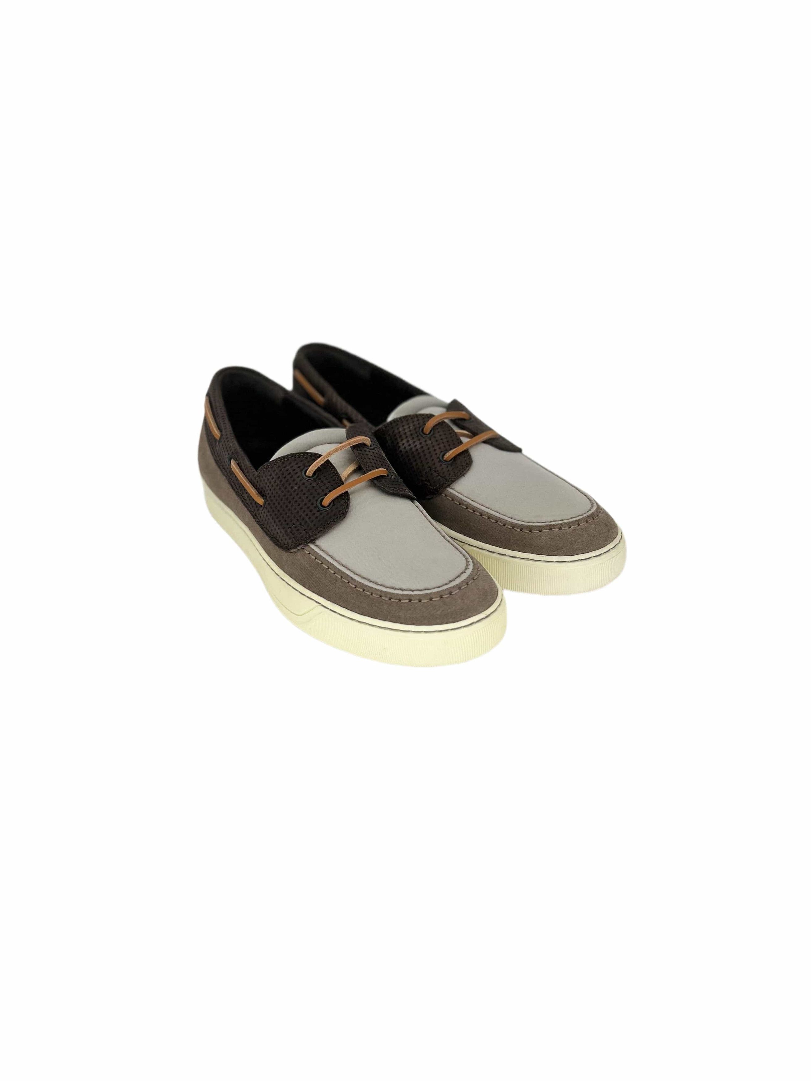 Lanvin Lanvin Multicoloured Sneaker Sole Boat Shoe Size US 7 / EU 40 - 1 Thumbnail
