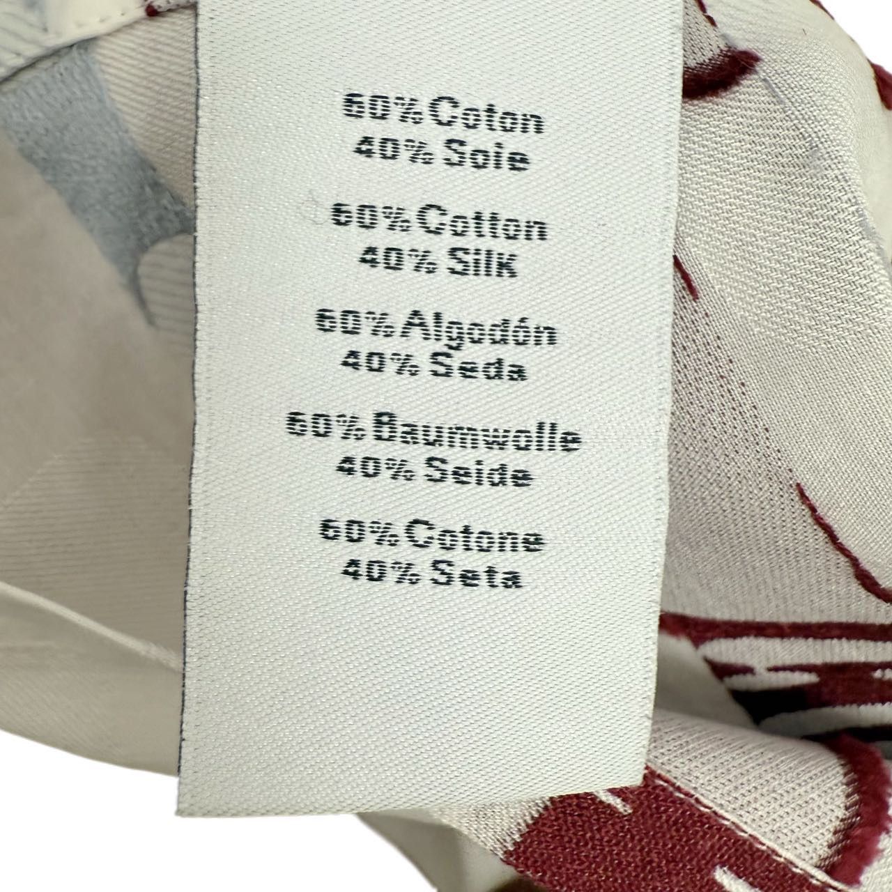 Hermes Hermes White Irregular Pattern Shirt K26WX Size US S / EU 44-46 / 1 - 5 Thumbnail