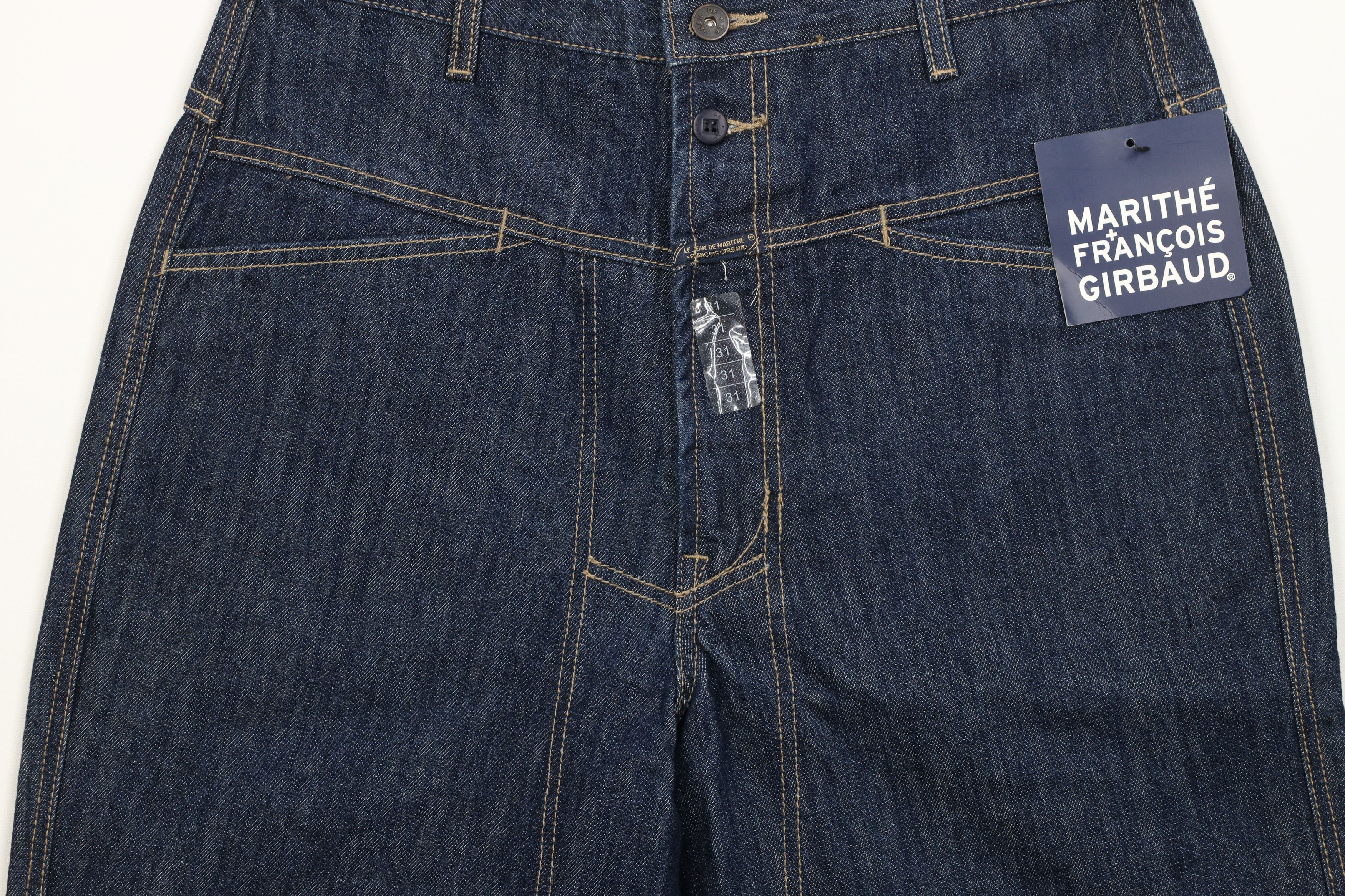 Marithe + Francois Girbaud × Vintage Deadstock Vintage Marithe Francois Girbaud Denim Jean Shorts Size US 31 - 3 Thumbnail