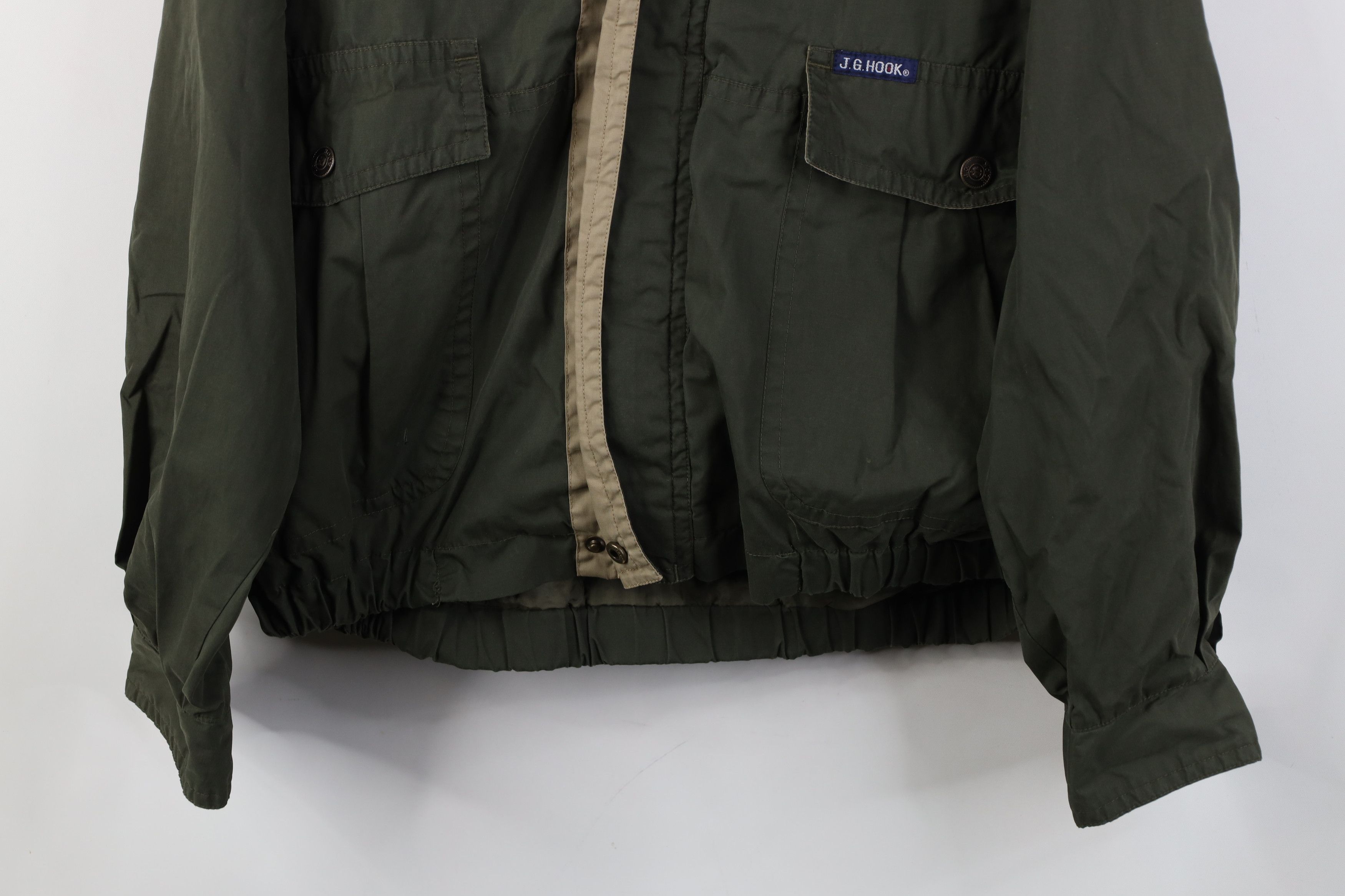 Vintage Vintage 90s Streetwear Windbreaker Bomber Jacket Green Size US M / EU 48-50 / 2 - 3 Thumbnail