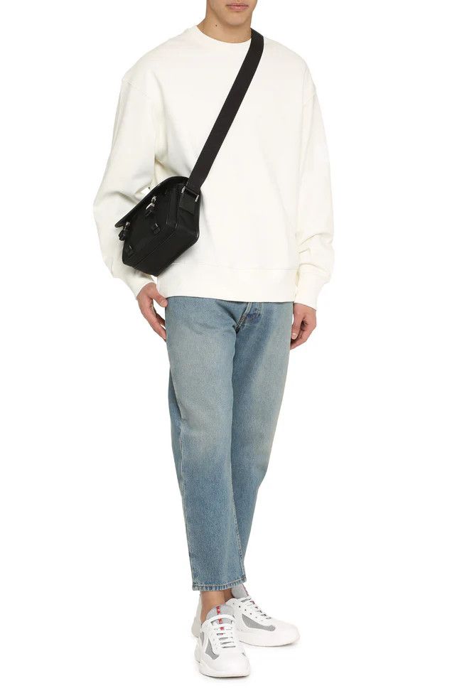 Y-3 o1y0525 Crewneck Sweatshirt in Off White Size US XL / EU 56 / 4 - 6 Thumbnail