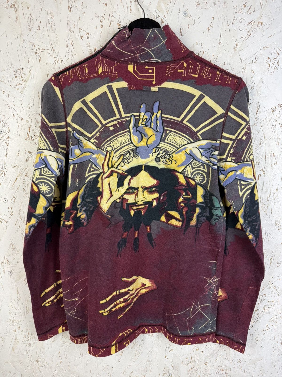 Jean Paul Gaultier 90s Vintage Jean Paul Gaultier Psychedelic Rasta Long Sleeve Size US M / EU 48-50 / 2 - 5 Thumbnail