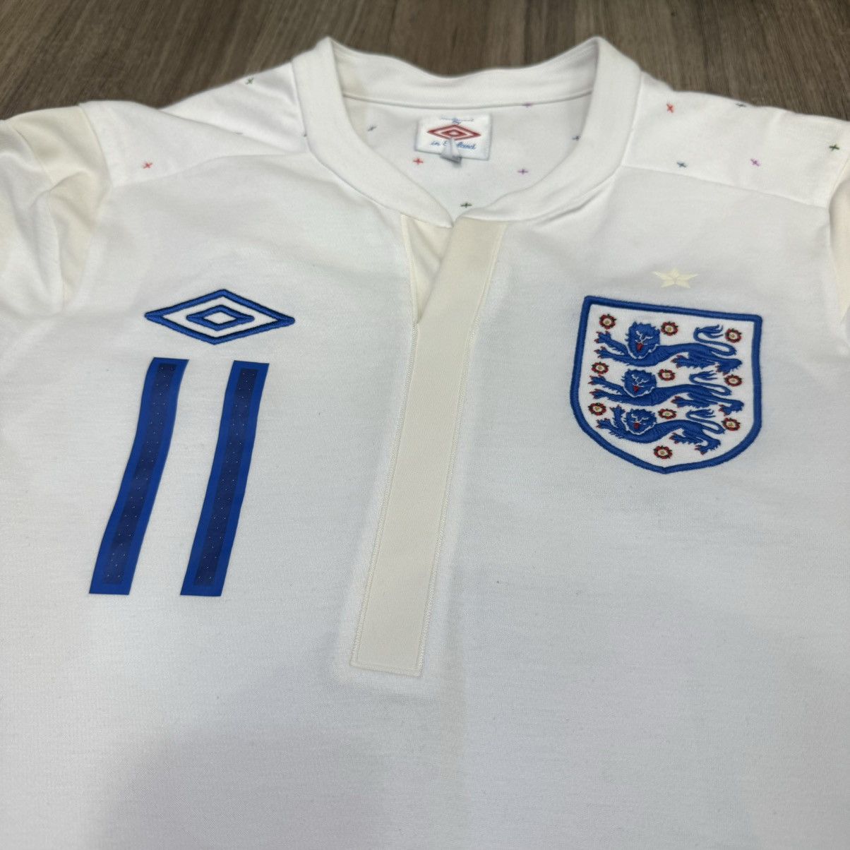 Umbro England 11/12 home shirt #11 Milner Size US S / EU 44-46 / 1 - 3 Thumbnail