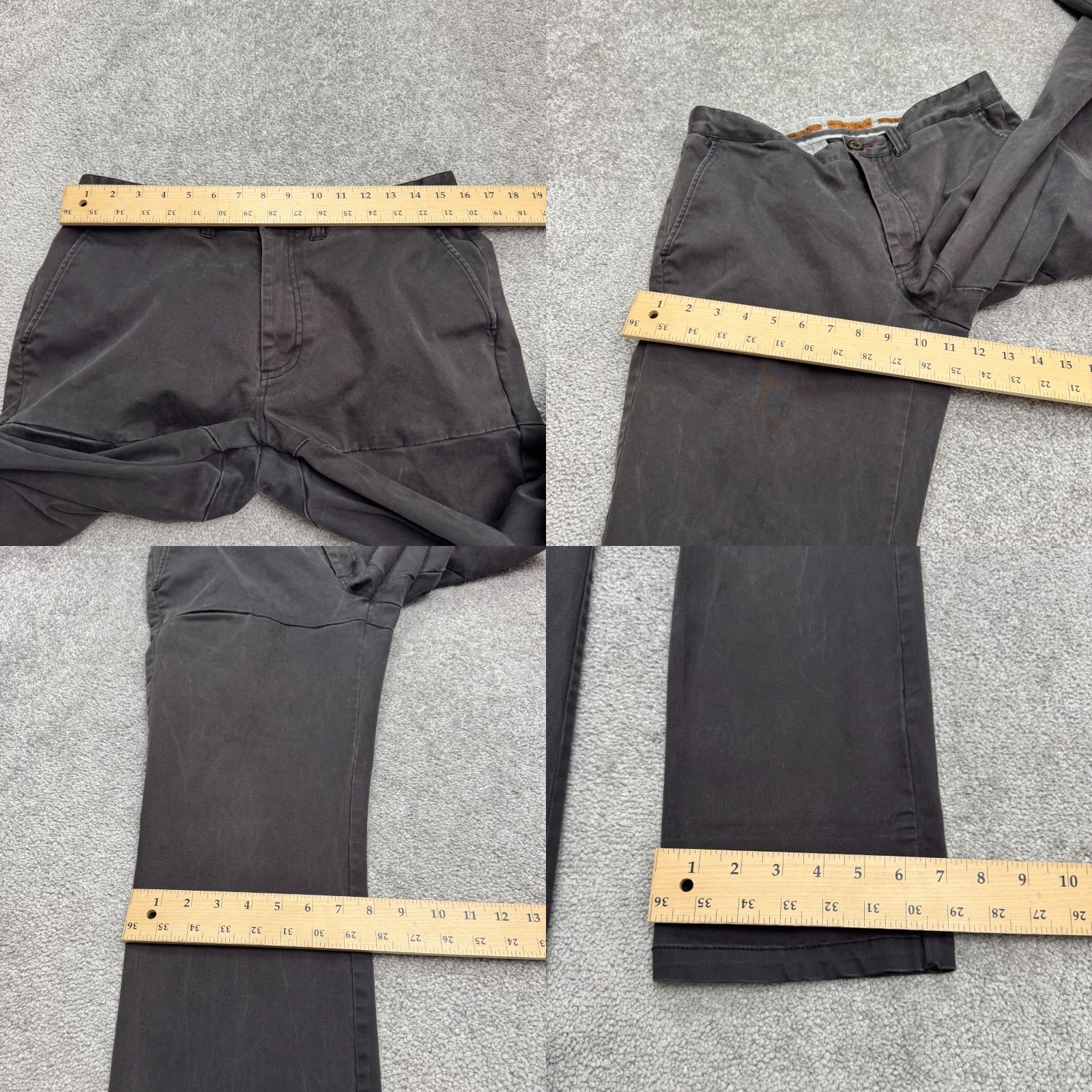 Vintage Nifty Genius Pants Men 32 Gray Straight Leg Chino Regular Fit Vintage No Size US 32 / EU 48 - 9 Thumbnail