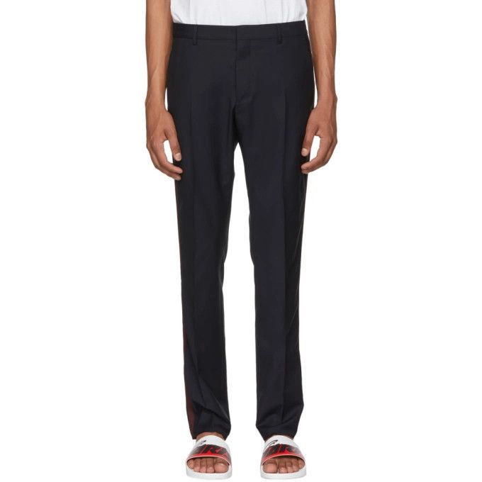 Valentino Valentino - Wool Mohair Side Stripe Trousers Size US 32 / EU 48 - 11 Thumbnail