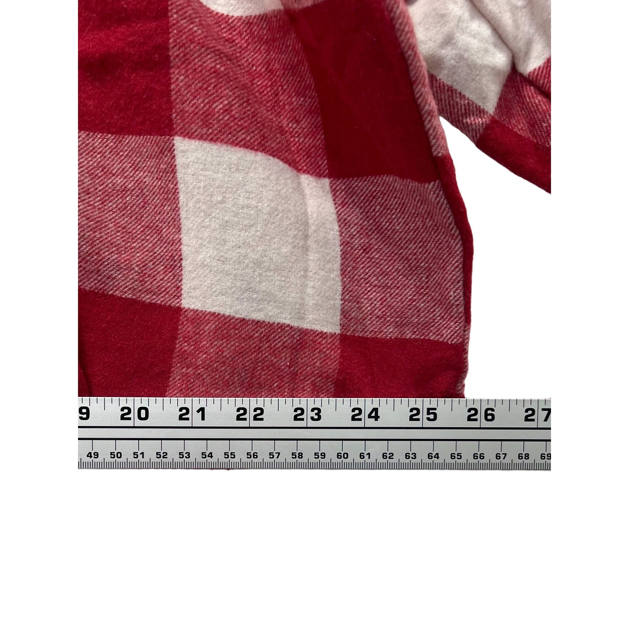Other Rue + - Women's Long Sleeve Plaid Shirt - Red/White - 3X Size 3XL / US 20-22 - 5 Thumbnail