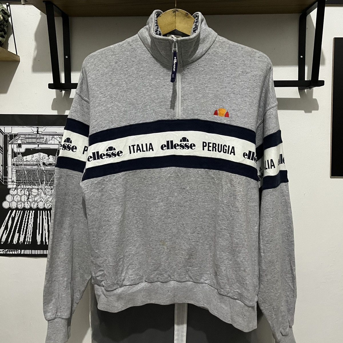 Ellesse × Vintage Ellesse vintage halfzip Size US M / EU 48-50 / 2 - 1 Thumbnail