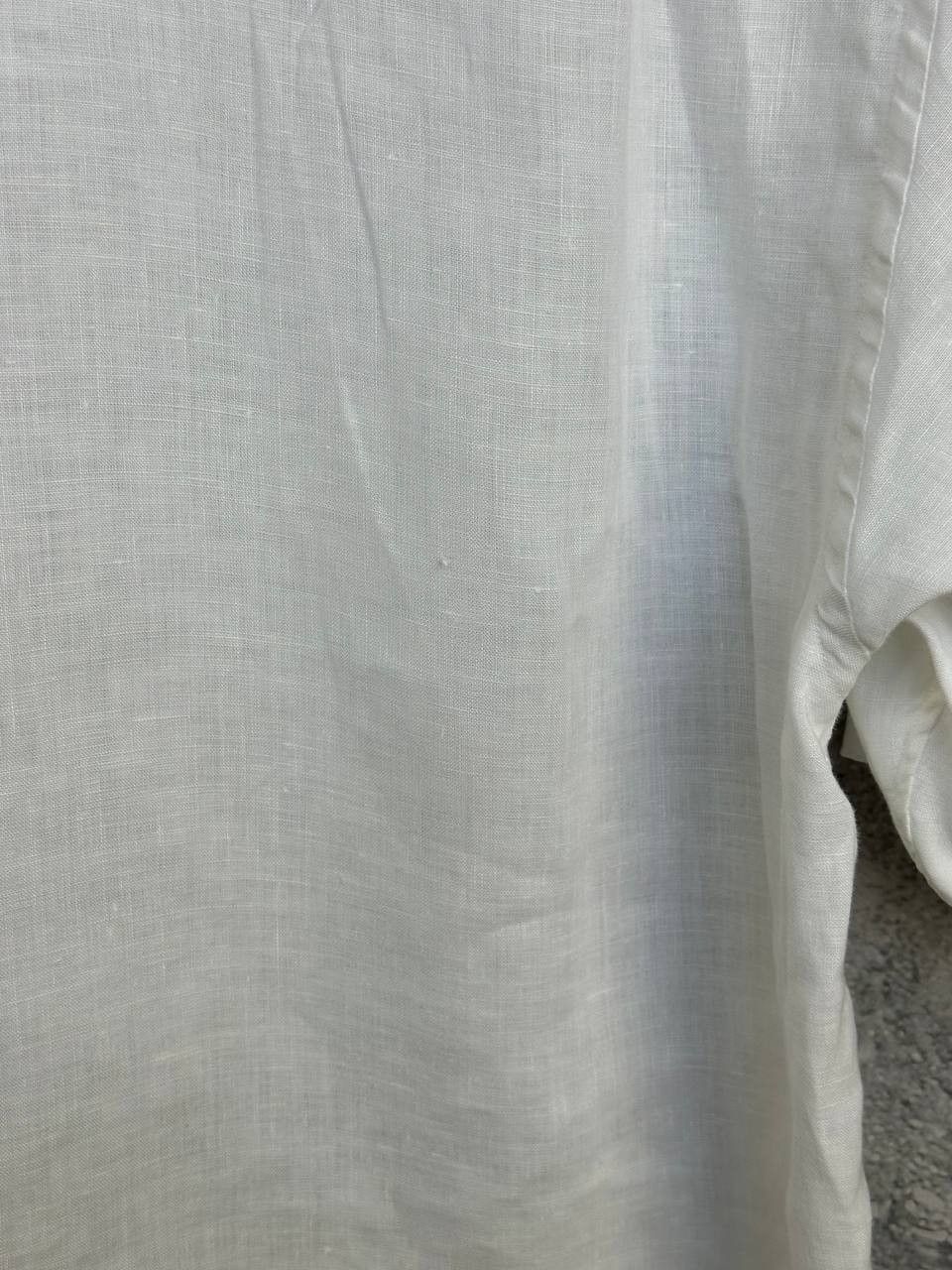 Ralph Lauren Ralph Lauren Vintage 100% Linen 3/4 Crop Shirt Button Up Size M / US 6-8 / IT 42-44 - 9 Thumbnail