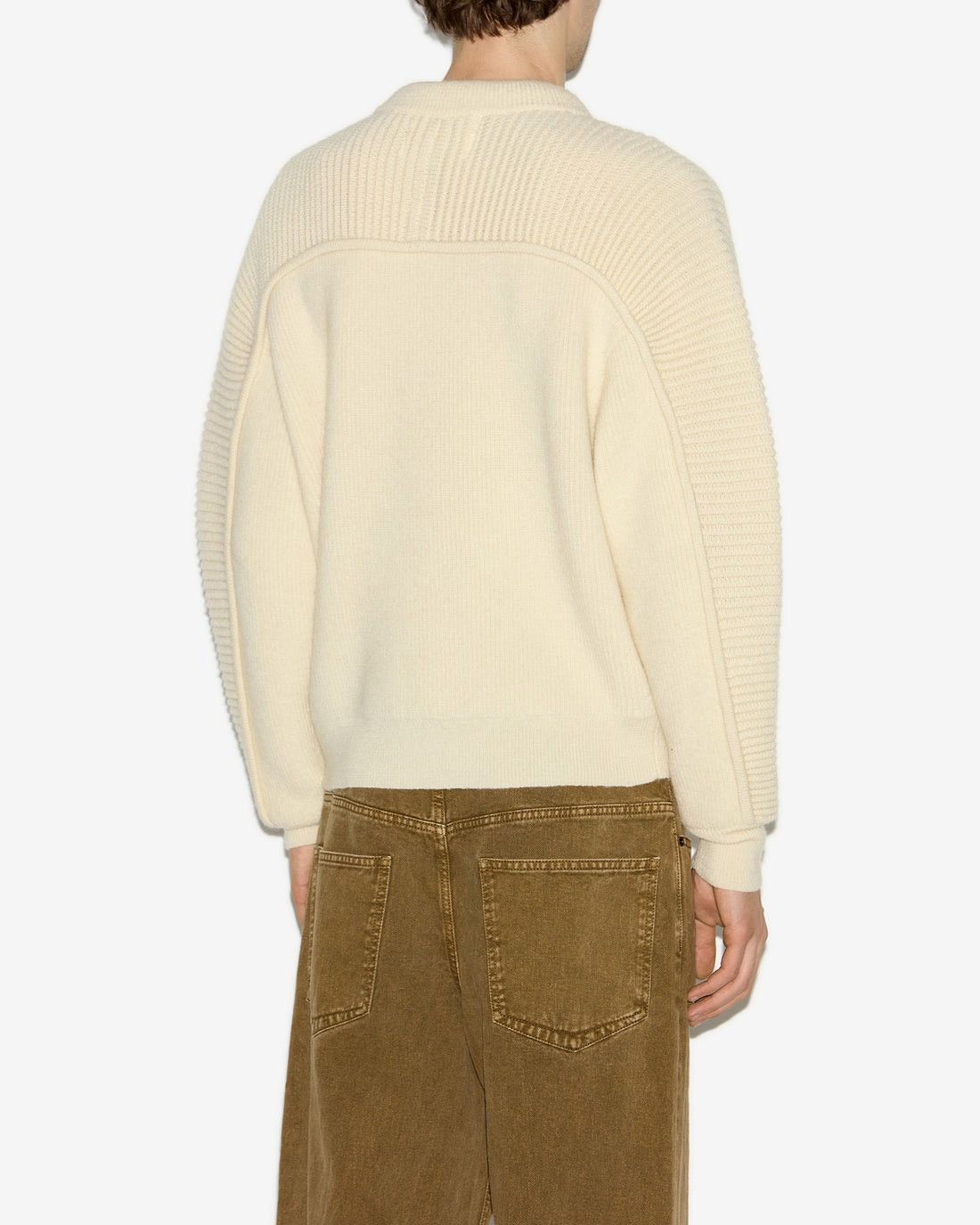 Isabel Marant Alcolin ribbed wool sweater green/khaki Size US M / EU 48-50 / 2 - 9 Thumbnail