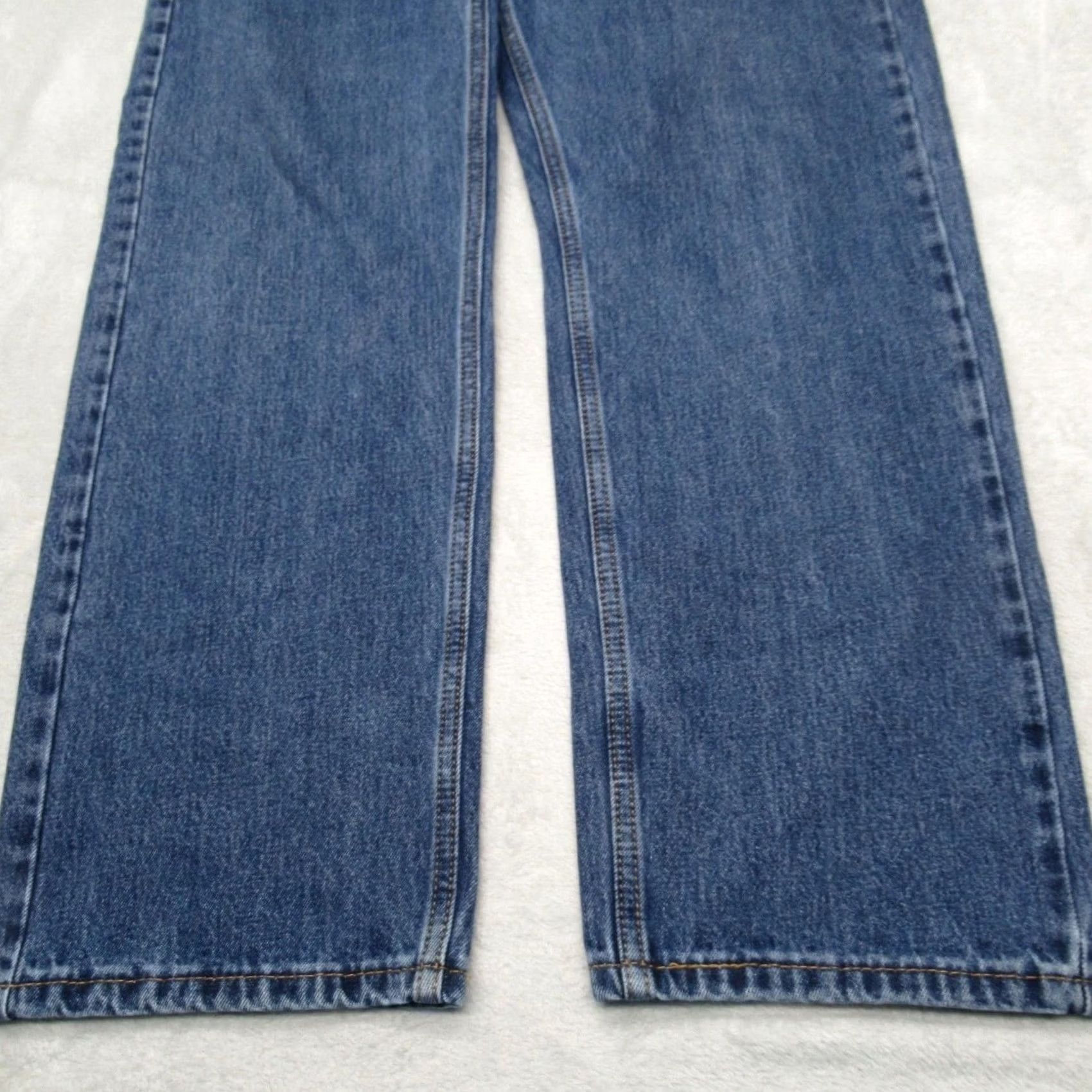 Levi's Levi's 505 Jeans Mens 36x28 Blue Medium Wash Straight Leg Regular Fit Denim Pants W38 L30 Baggy Not Vintage Size US 36 / EU 52 - 3 Thumbnail