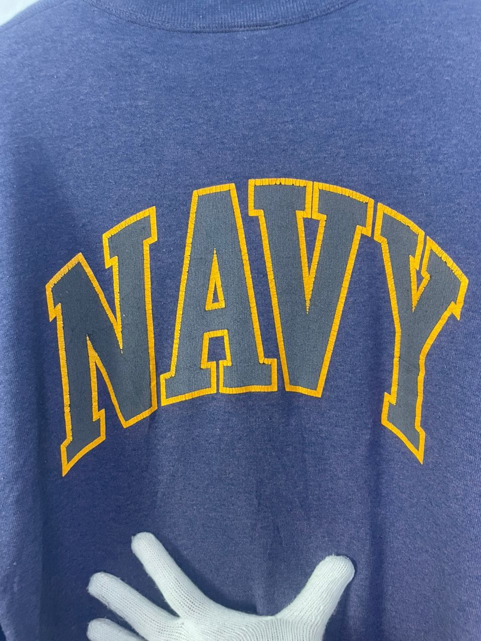 Designer × Vintage Vintage United States NAVY Sweatshirt 90s Size US M / EU 48-50 / 2 - 9 Thumbnail