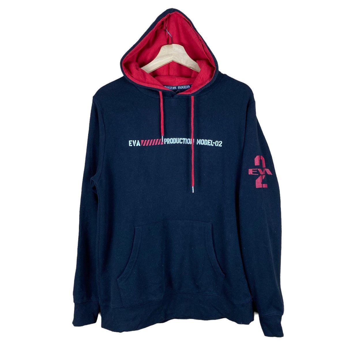 Anime × Cartoon Network × Japanese Brand NEON GENESIS EVANGELION PRODUTION 02 HOODIE Size US M / EU 48-50 / 2 - 1 Thumbnail