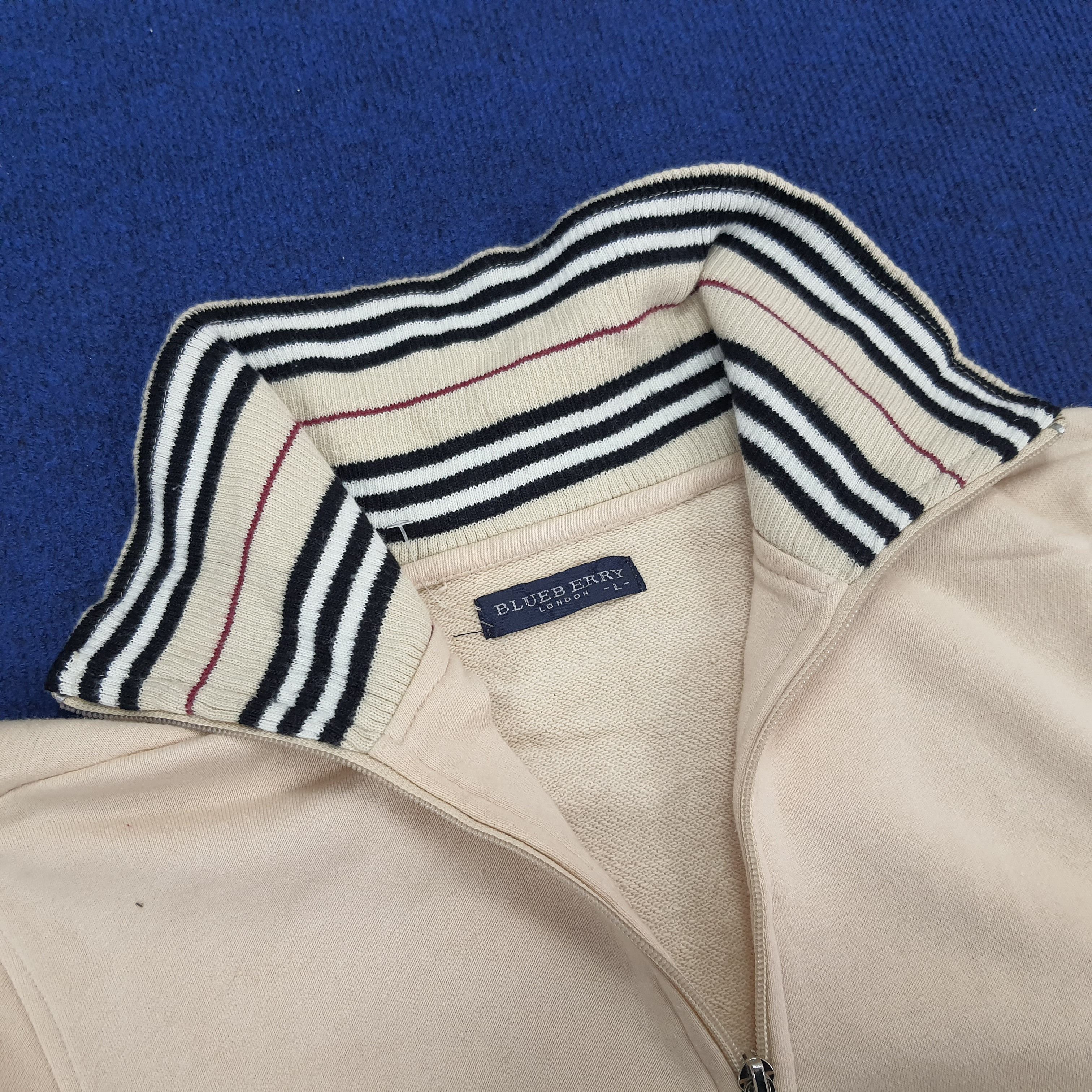 Burberry × Vintage Vintage Burberry London Zipper Sweatshirts Size US S / EU 44-46 / 1 - 4 Thumbnail
