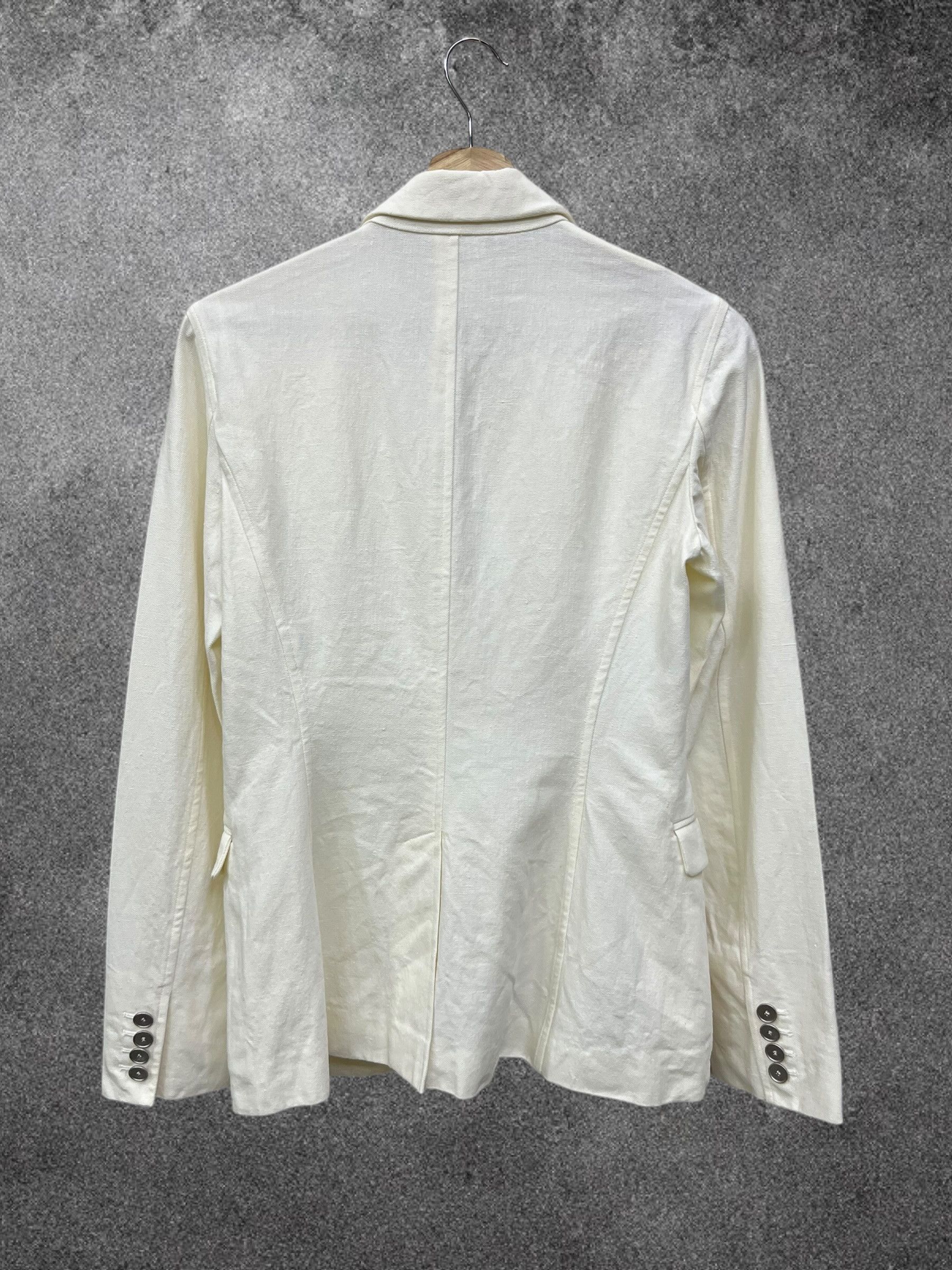 Hermes Authentic Vintage Hermès Linen Blazer Size S / US 4 / IT 40 - 2 Thumbnail
