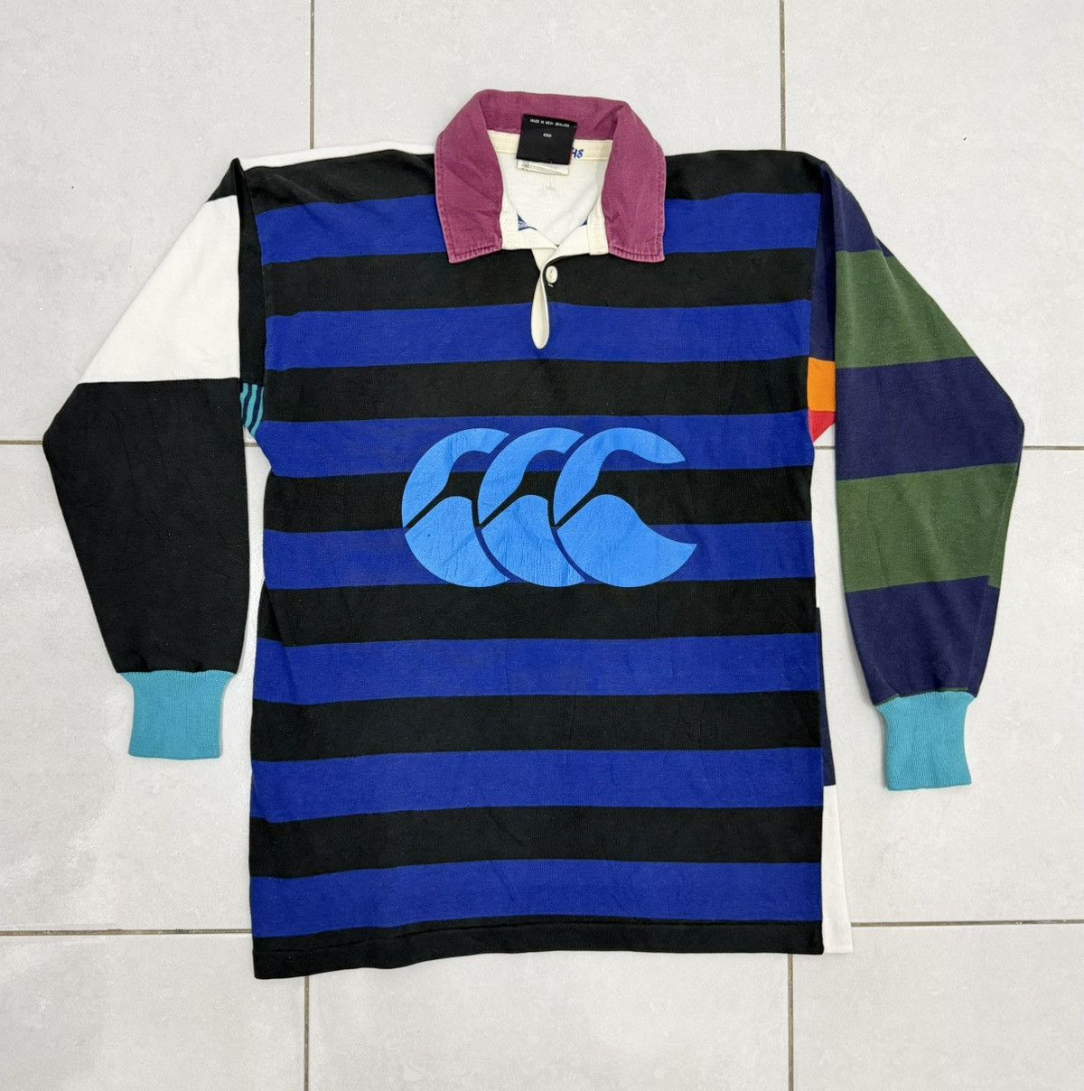 Canterbury of New Zealand Vintage Canterbury New Zealand Big Logo Polo Rugby Size US S / EU 44-46 / 1 - 1 Thumbnail