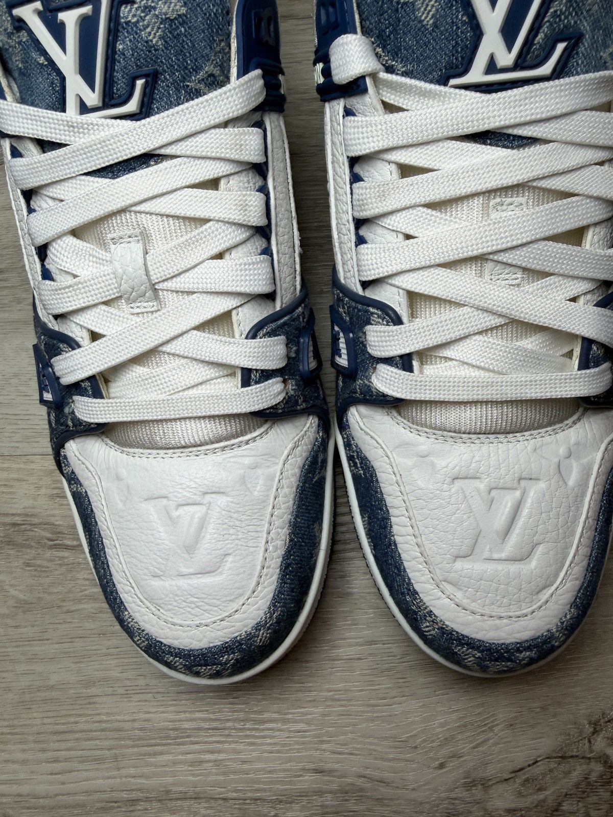 Louis Vuitton Louis Vuitton Trainer Blue Denim Size US 6.5 / EU 39-40 - 6 Thumbnail