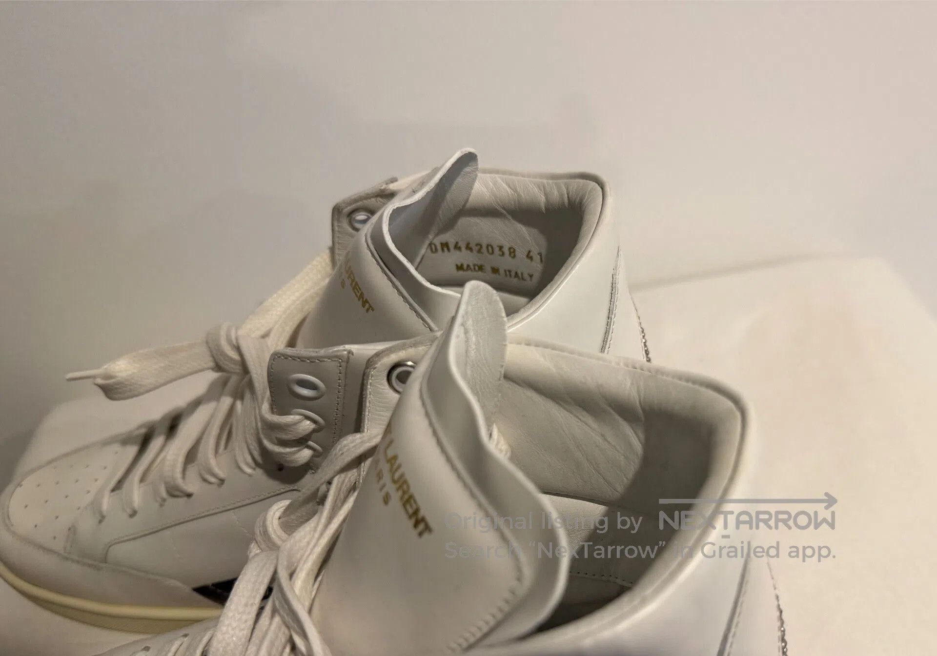 Saint Laurent Paris Saint Laurent Studded Court Classic Sneakers. Size US 8 / EU 41 - 5 Thumbnail