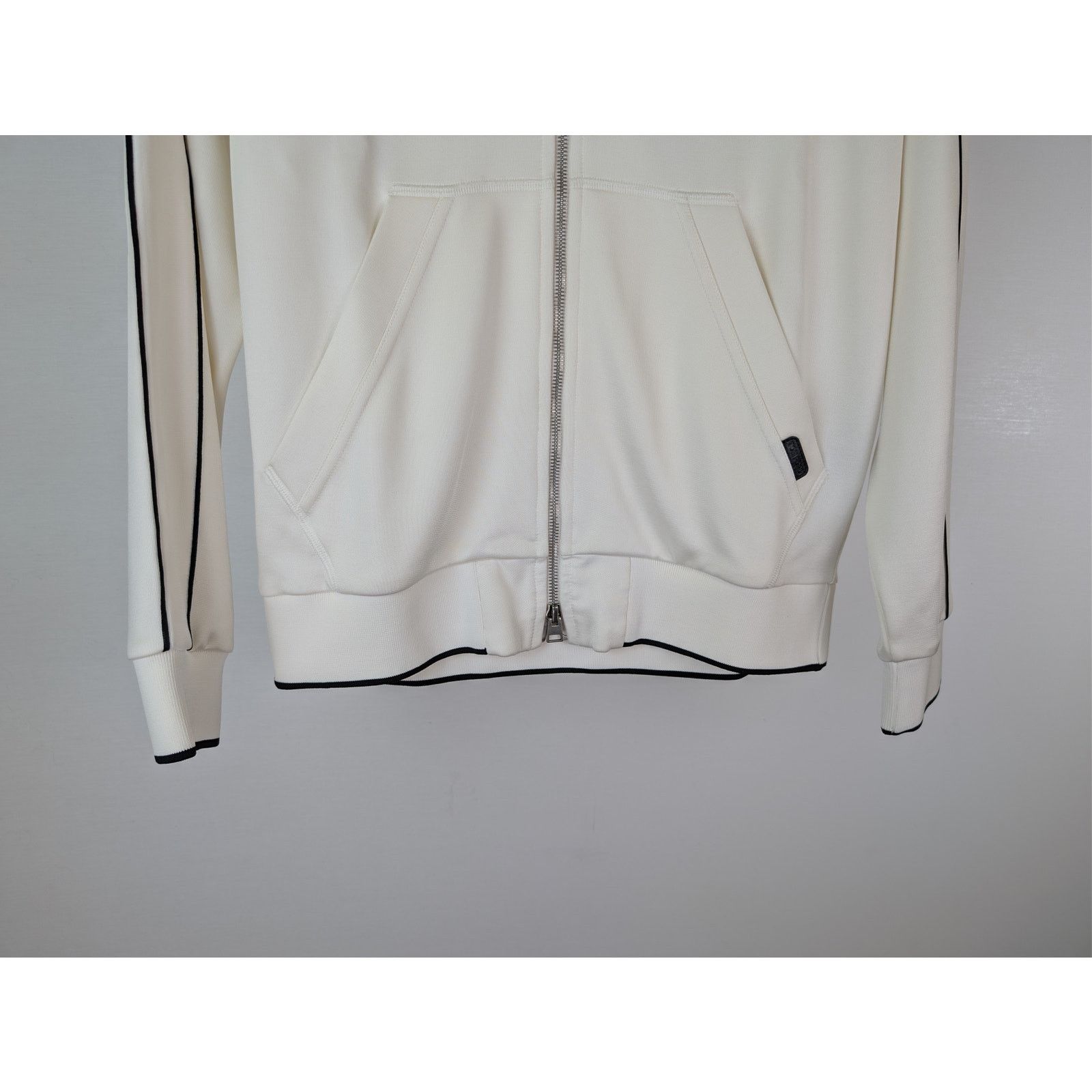 Tom Ford o1rshd1 Piping Detail Sports Jacket in Ivory Size US M / EU 48-50 / 2 - 4 Thumbnail