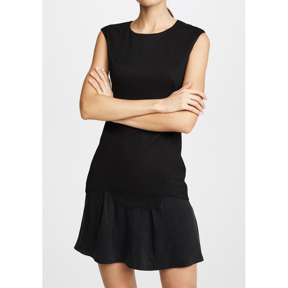 Designer Rebecca Taylor l Stacy Textured Flare Dress Size 4 Size S / US 4 / IT 40 - 2 Thumbnail